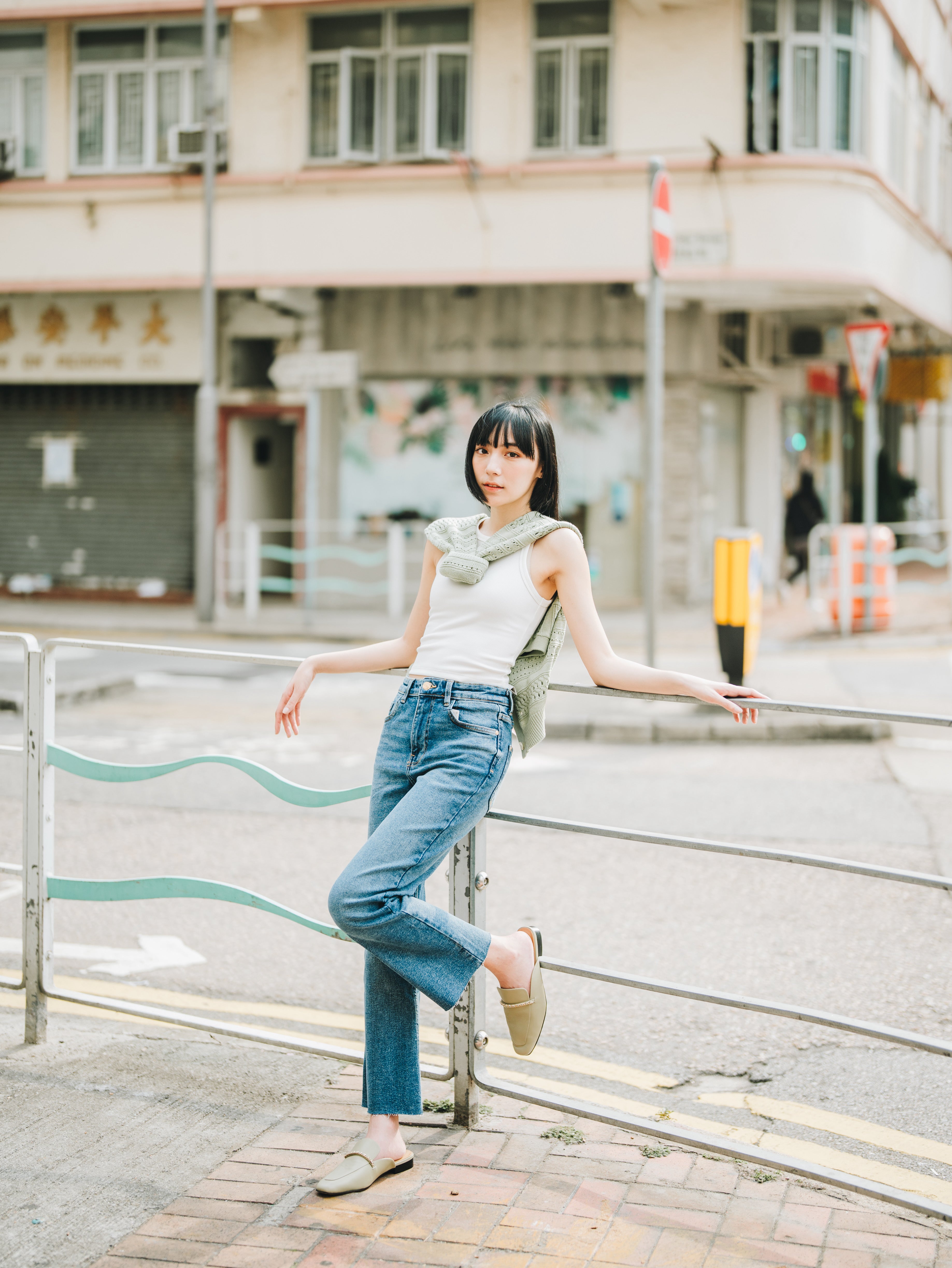 HANA Mules - Avocado