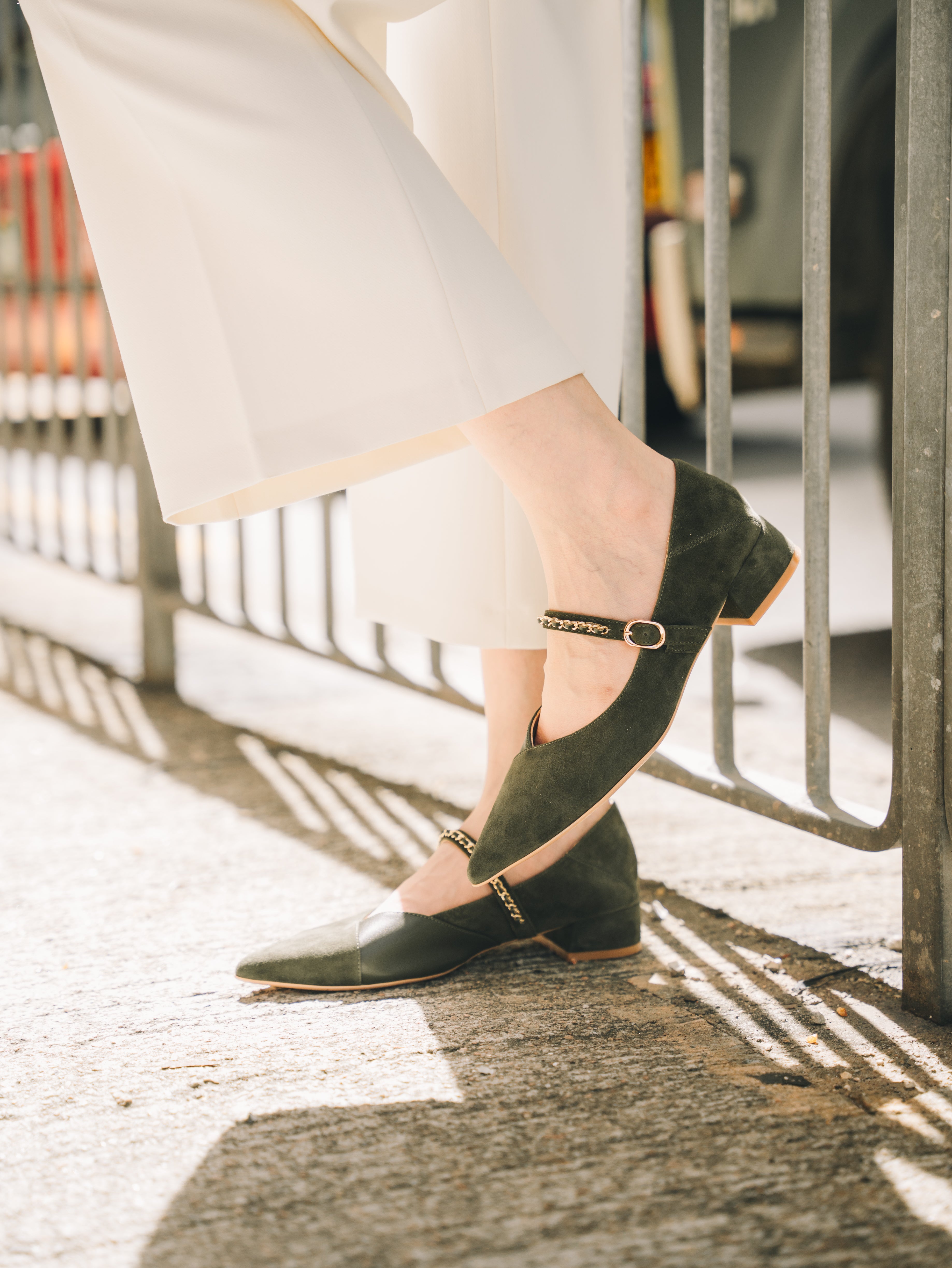 GIANNA Flats - Olive