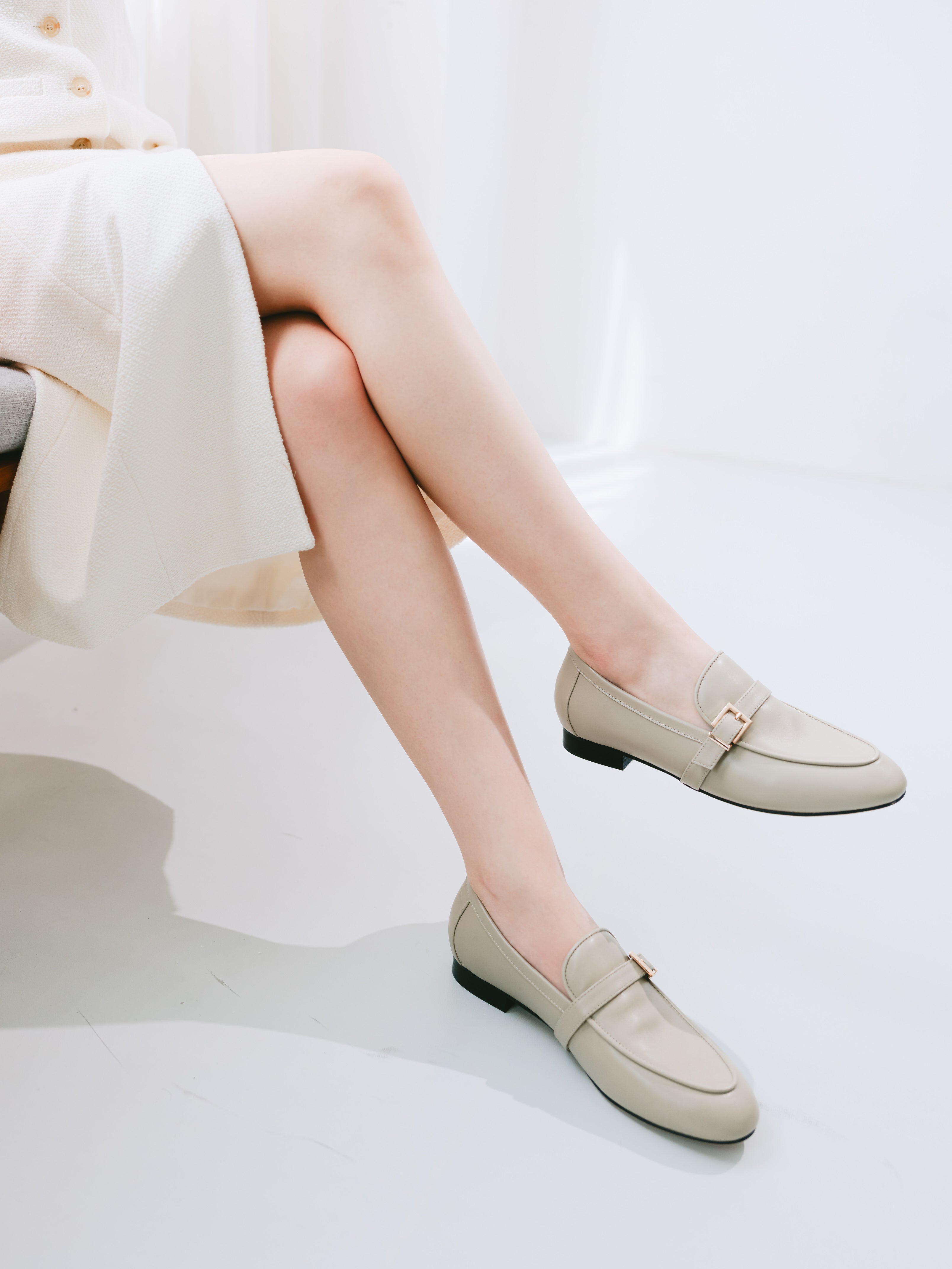 Belia Loafers - Grey