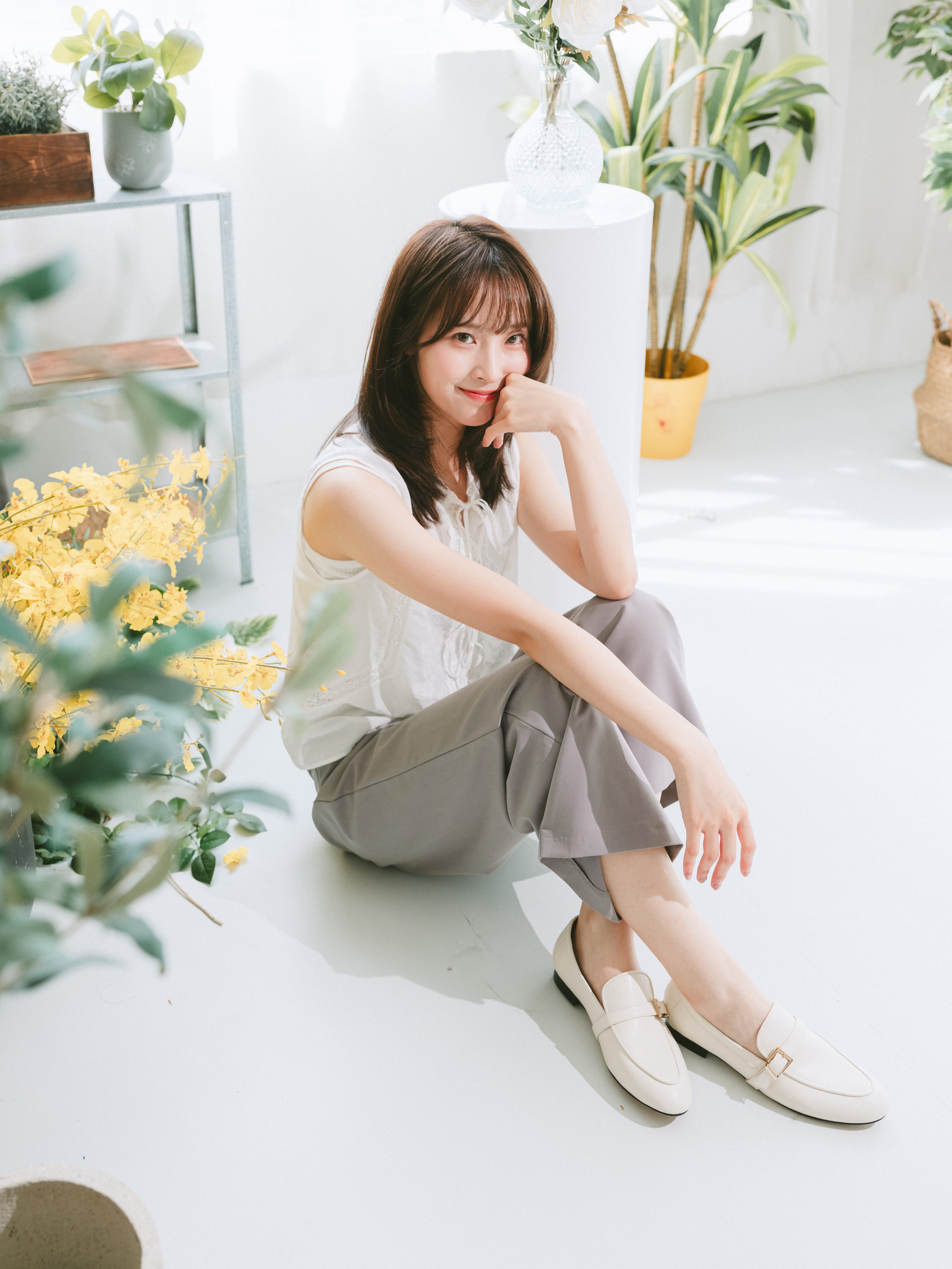 Belia Loafers - White