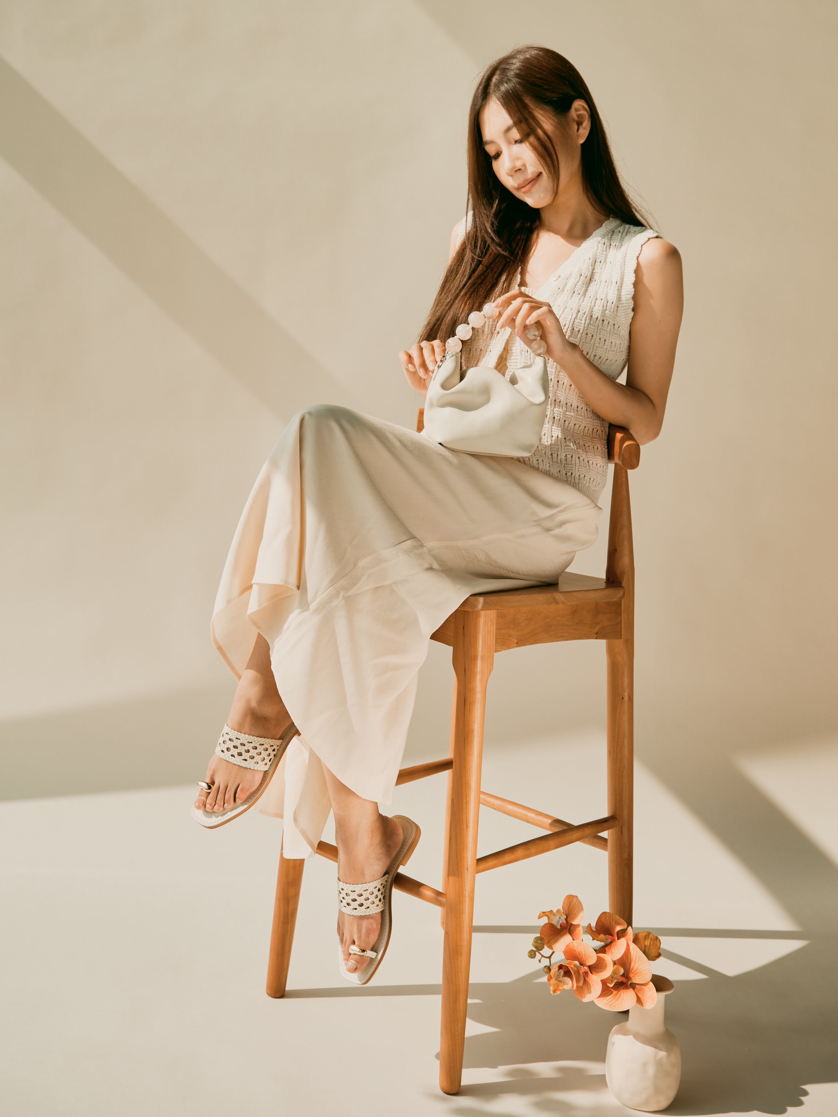 LEAH Sandals - White