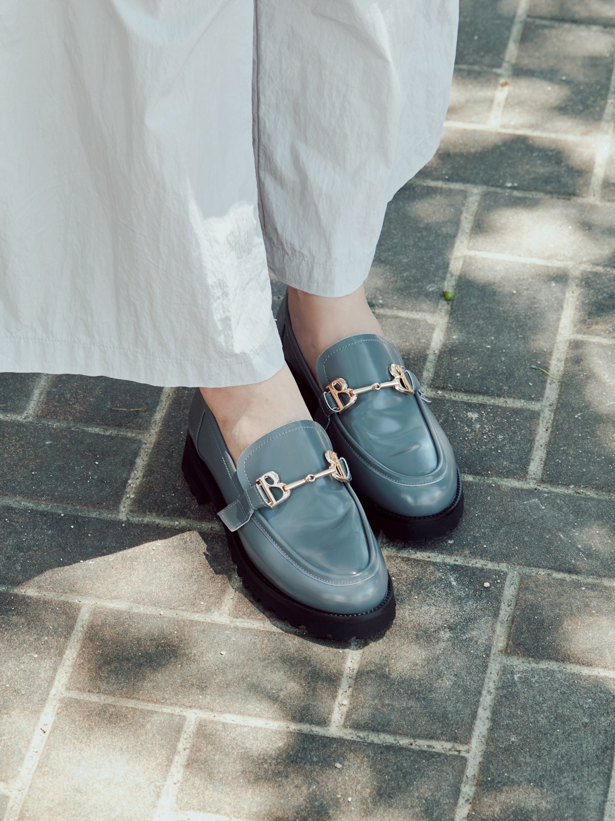 MYRA Loafers - Grey
