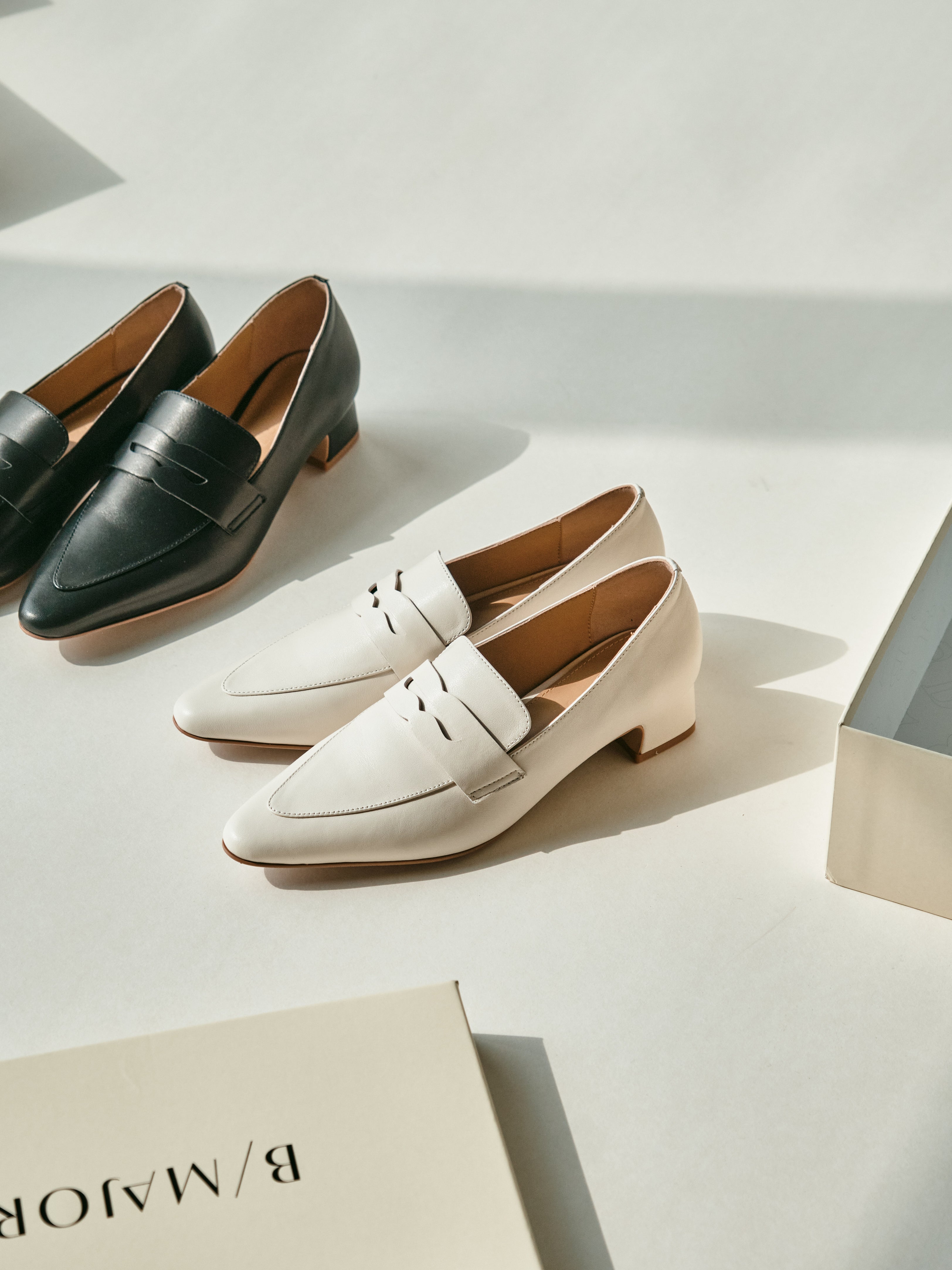 Ava Loafers - White