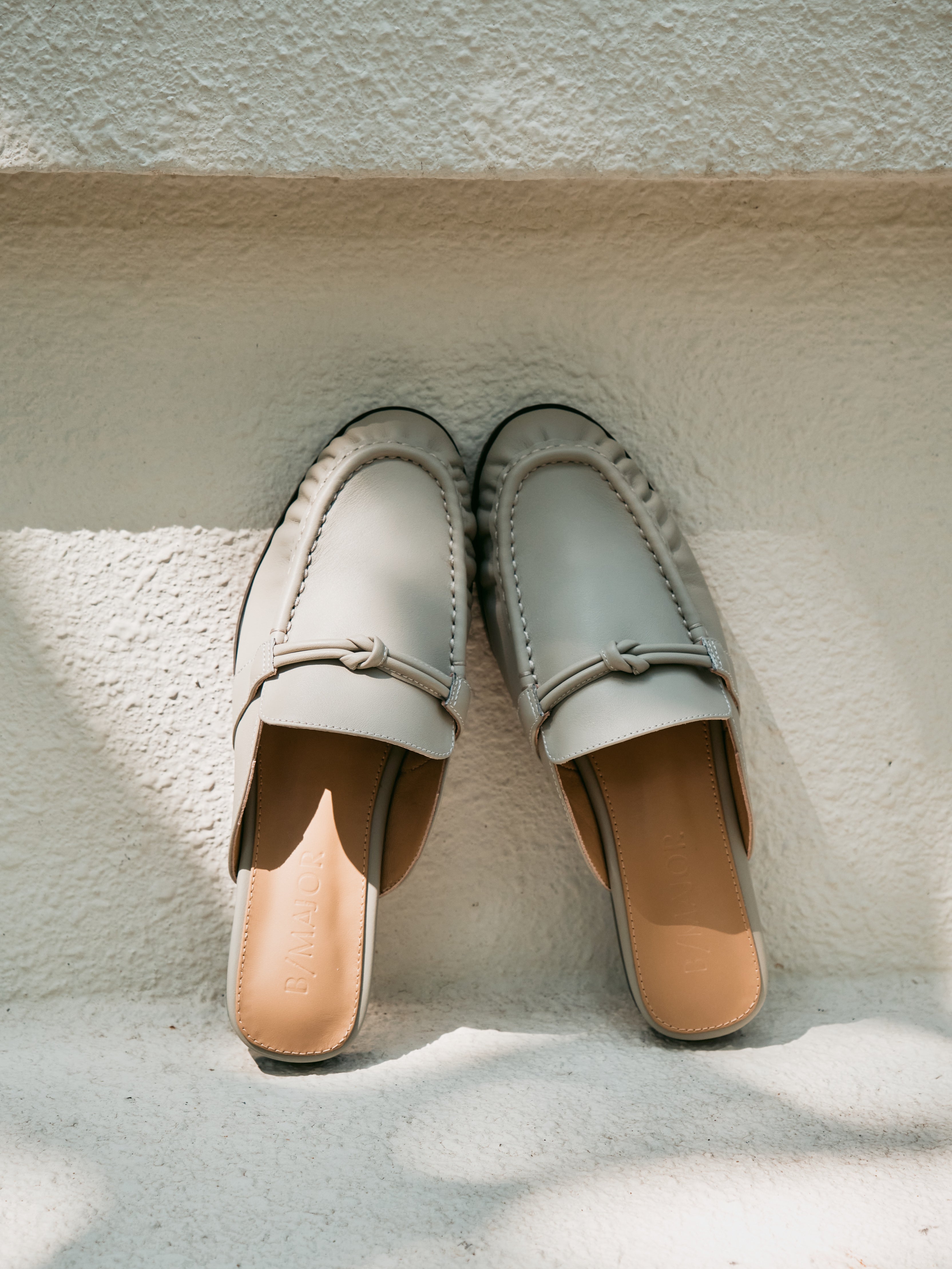 JADE Mules - Grey (pre-order 1-2 weeks)