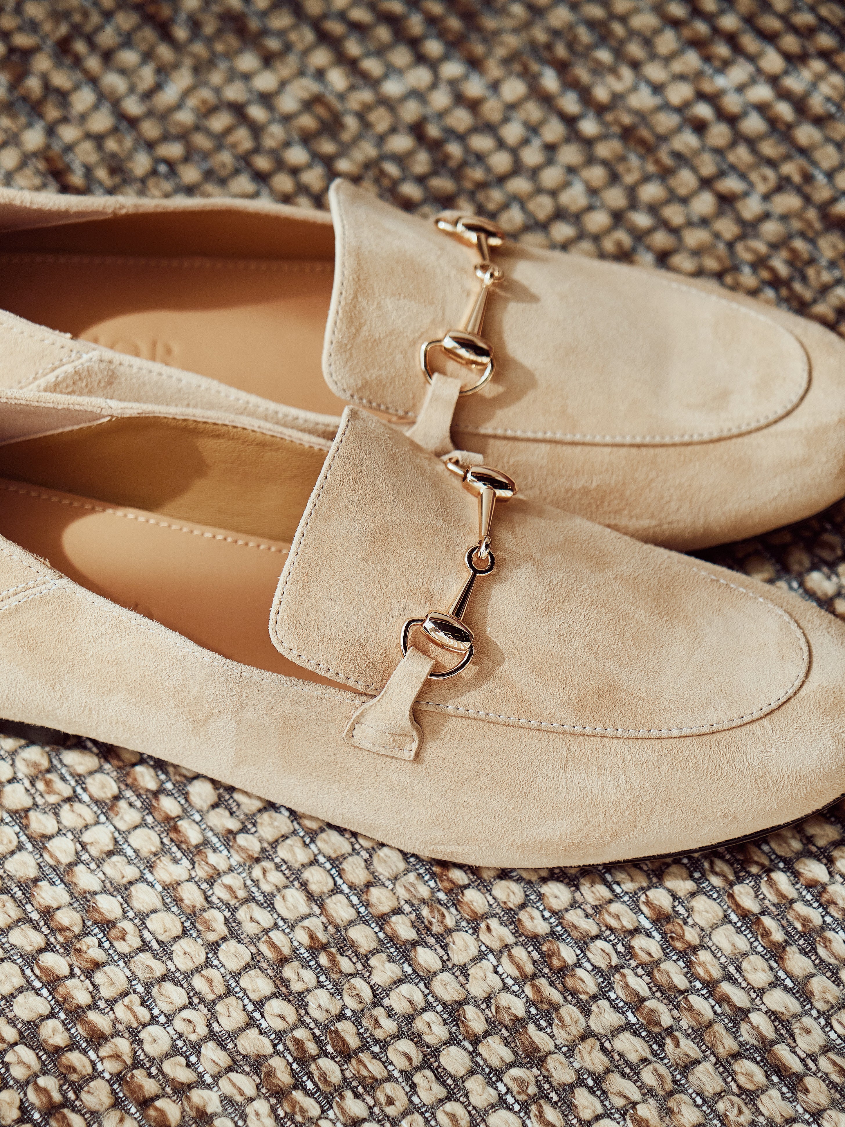 CLAIRE Loafers - Beige Suede (pre-order 2 weeks)