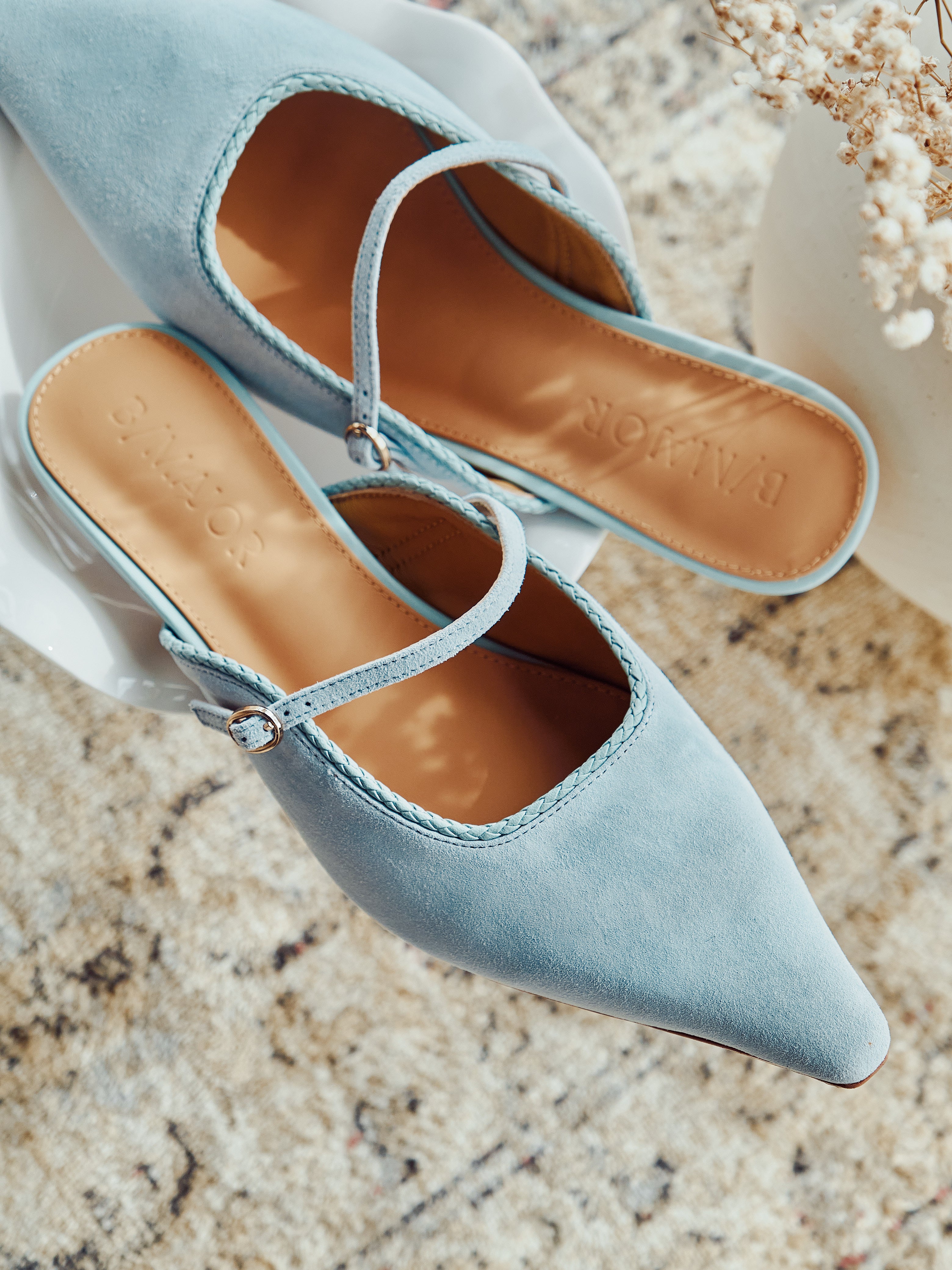 VANNA Mules - Blue Suede (Limited Edition)