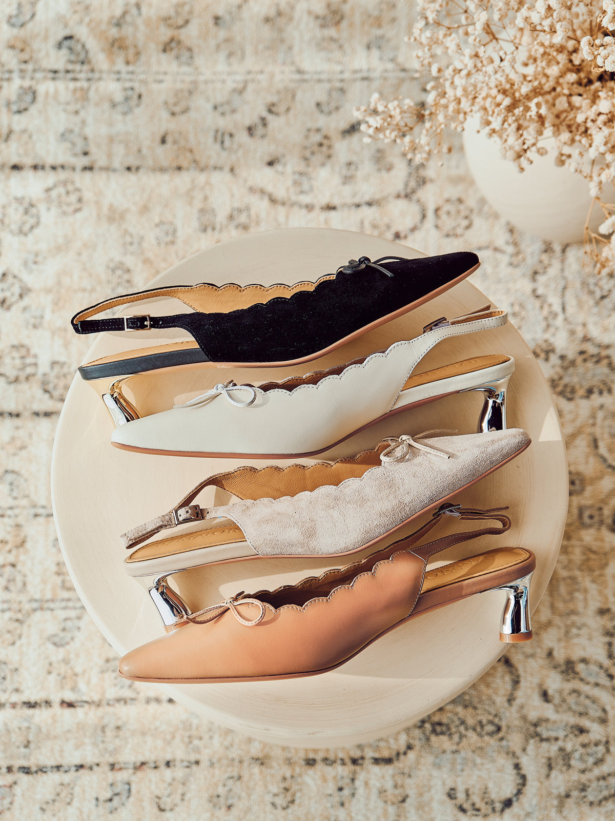 PRISCILLA Heels - White (pre-order 2 weeks)