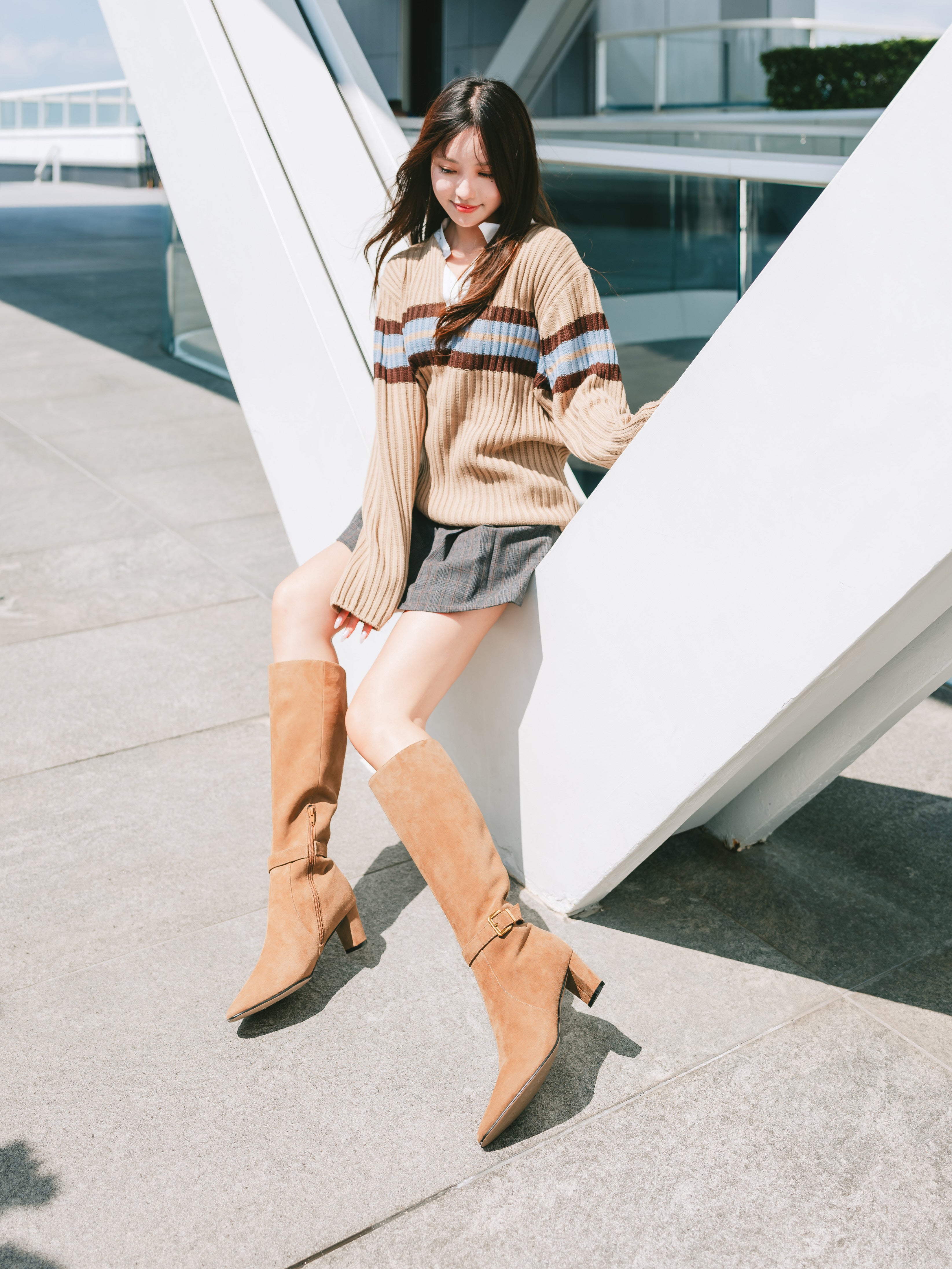 SYLVIA BOOTS - CAMEL