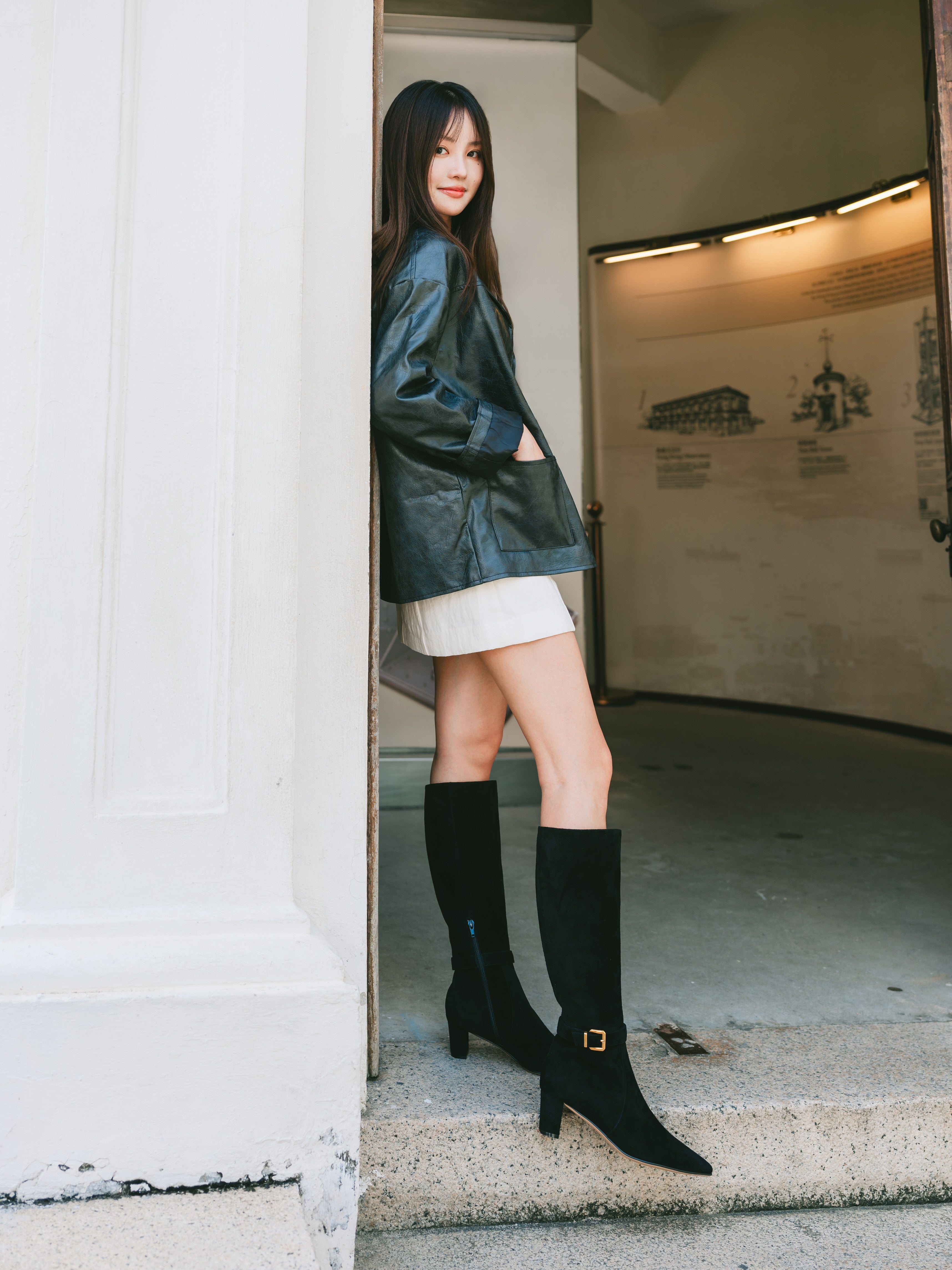 SYLVIA BOOTS - BLACK