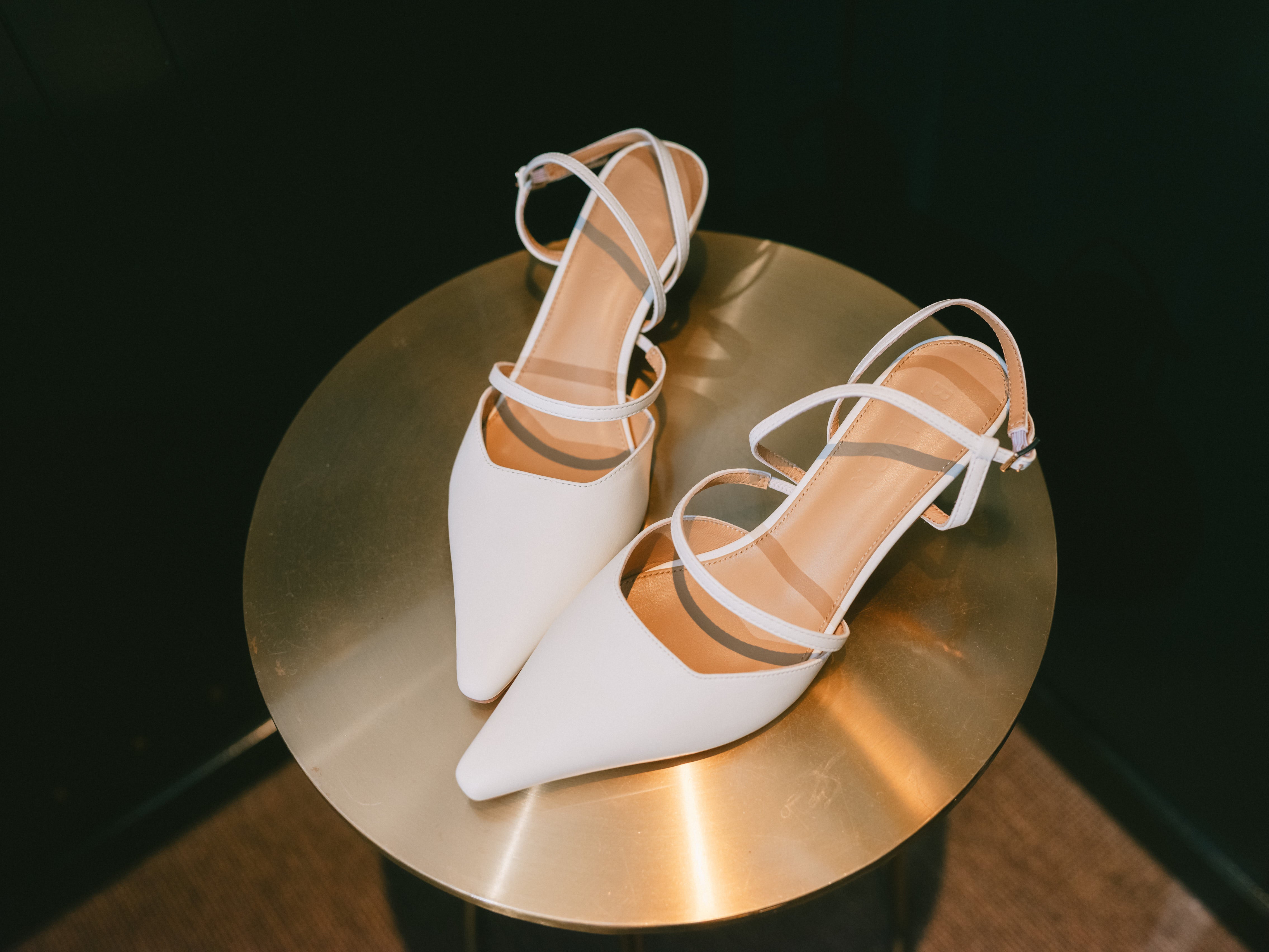 Vionne Heels - White