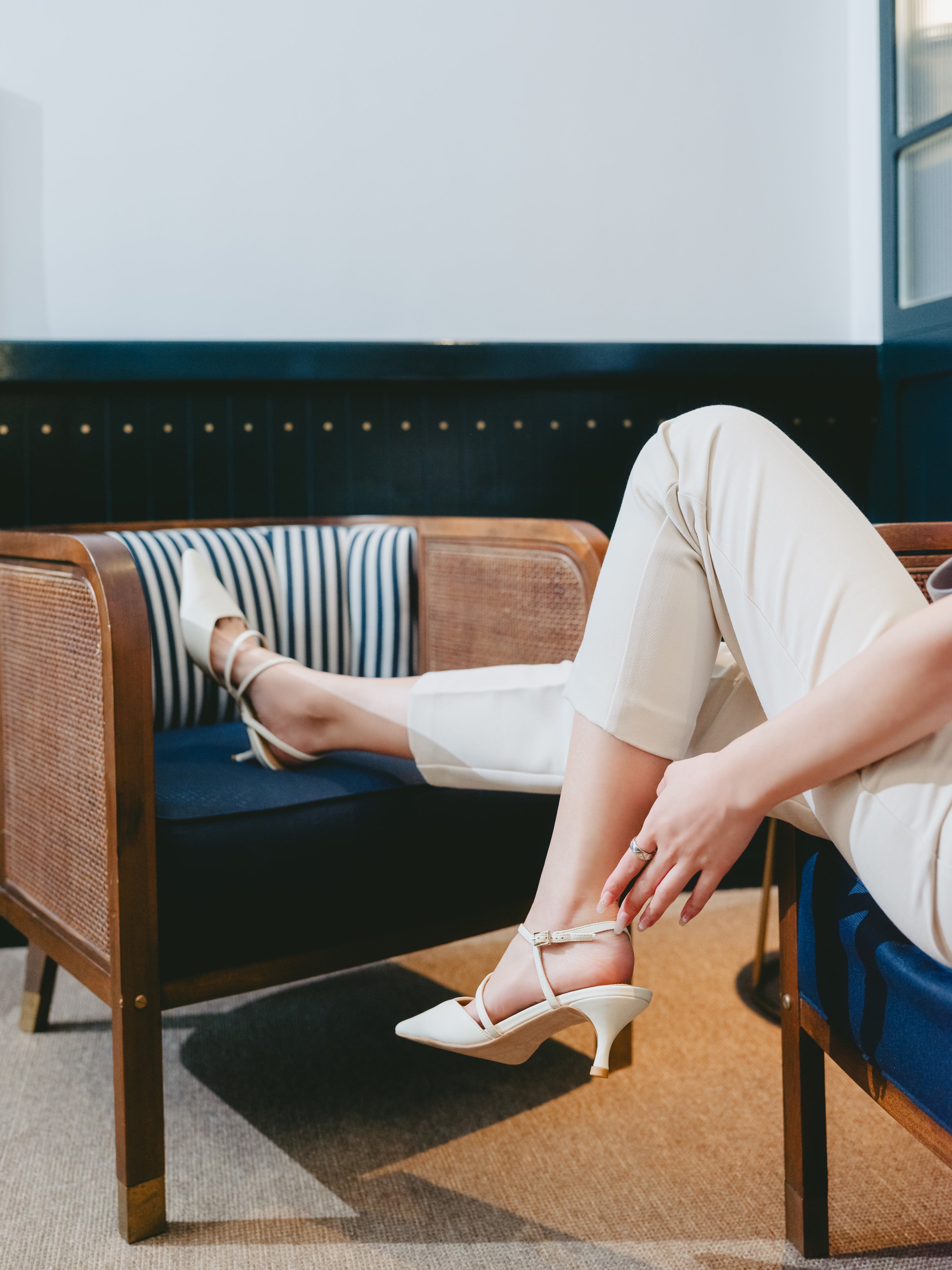 Vionne Heels - White