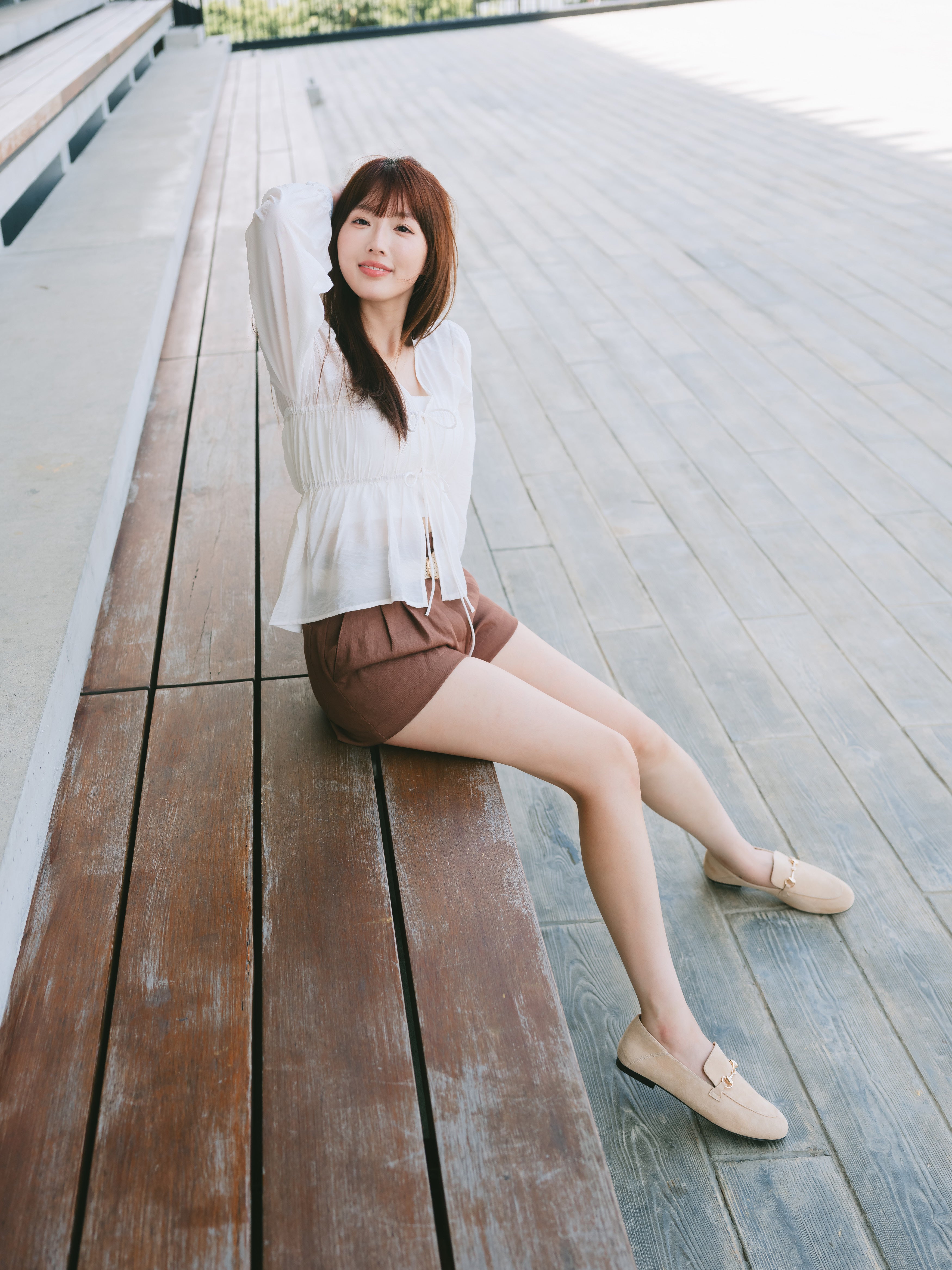 CLAIRE Loafers - Beige Suede