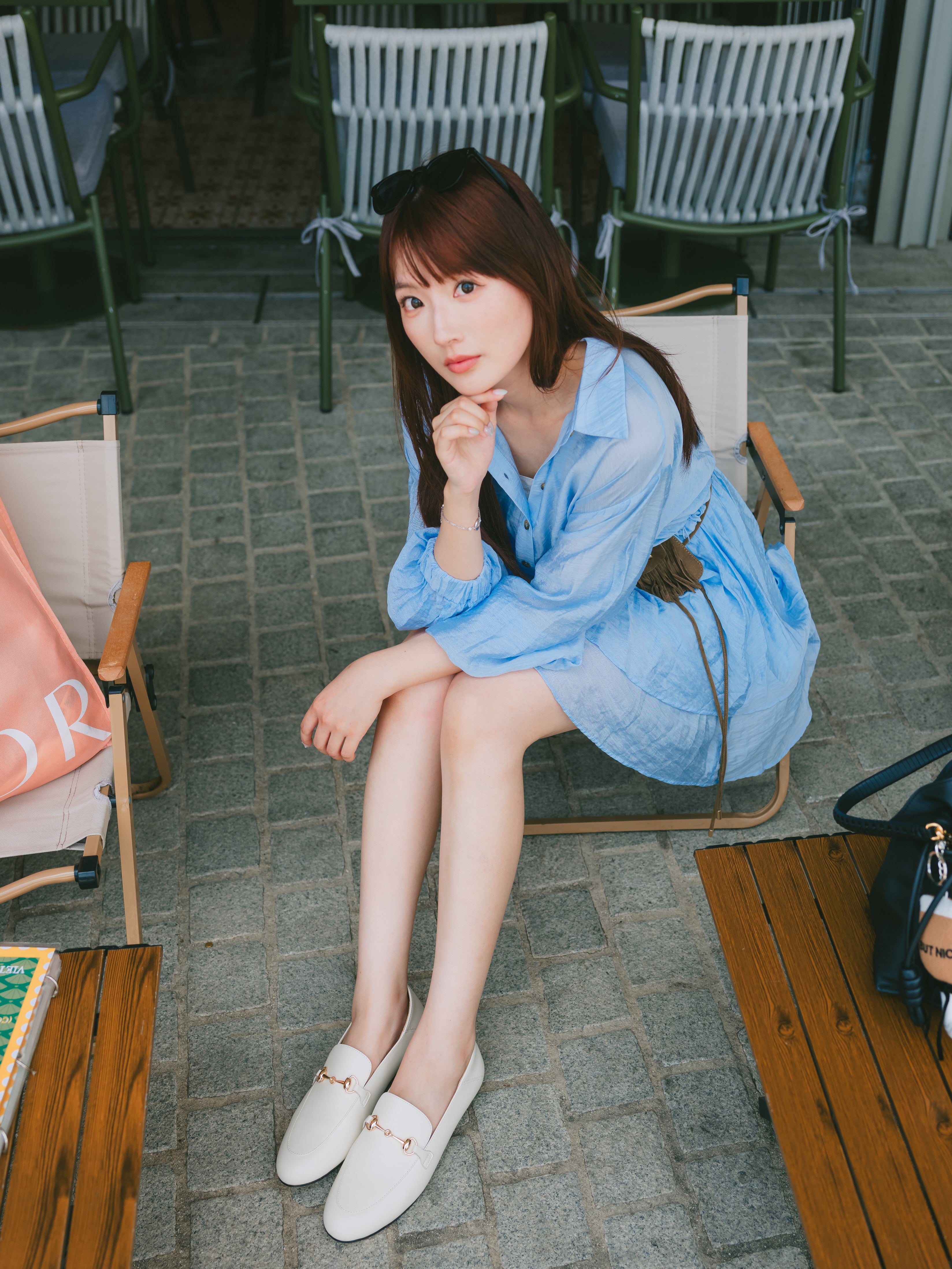 CLAIRE Loafers - White
