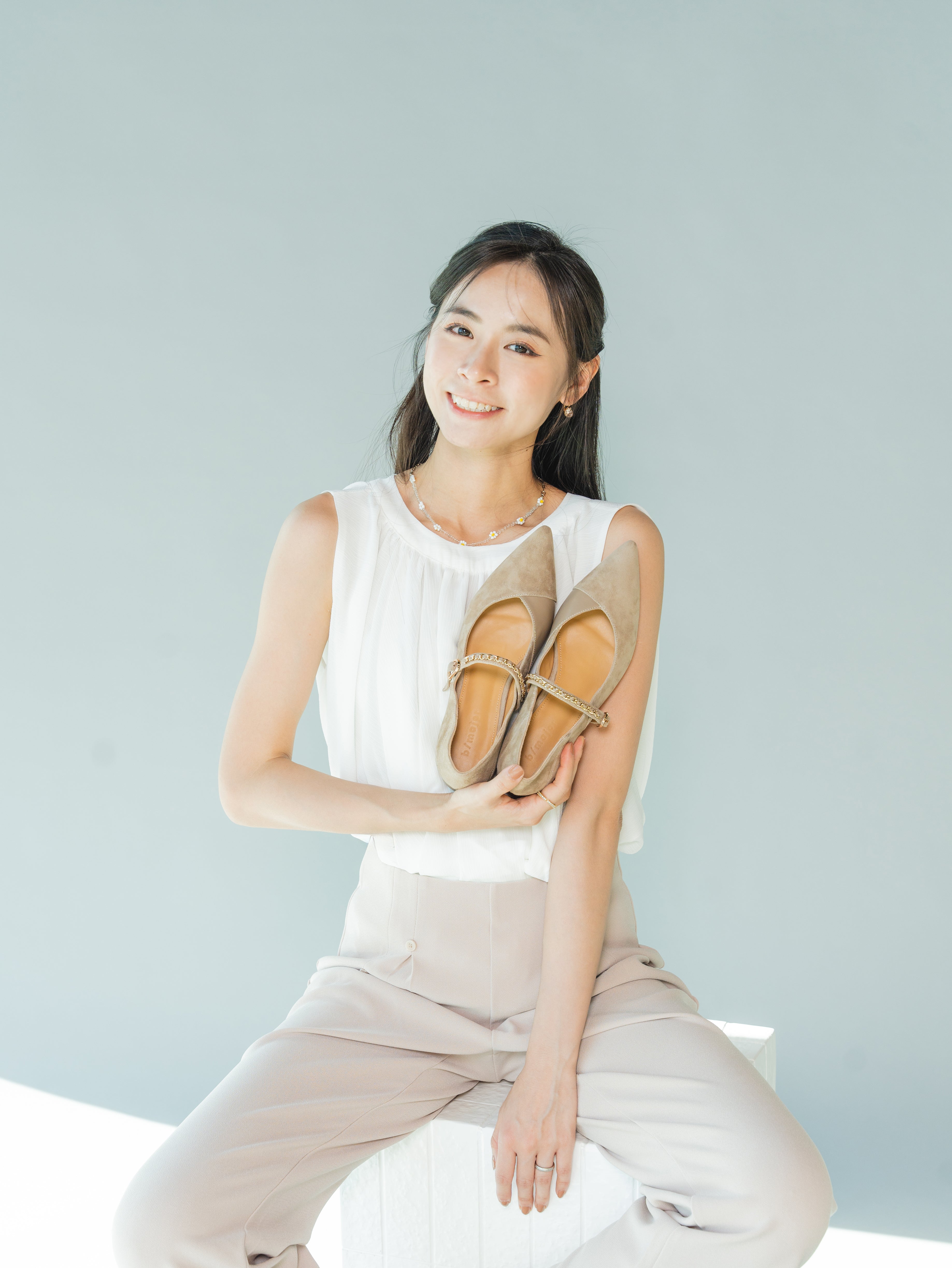 GIANNA Flats - Beige