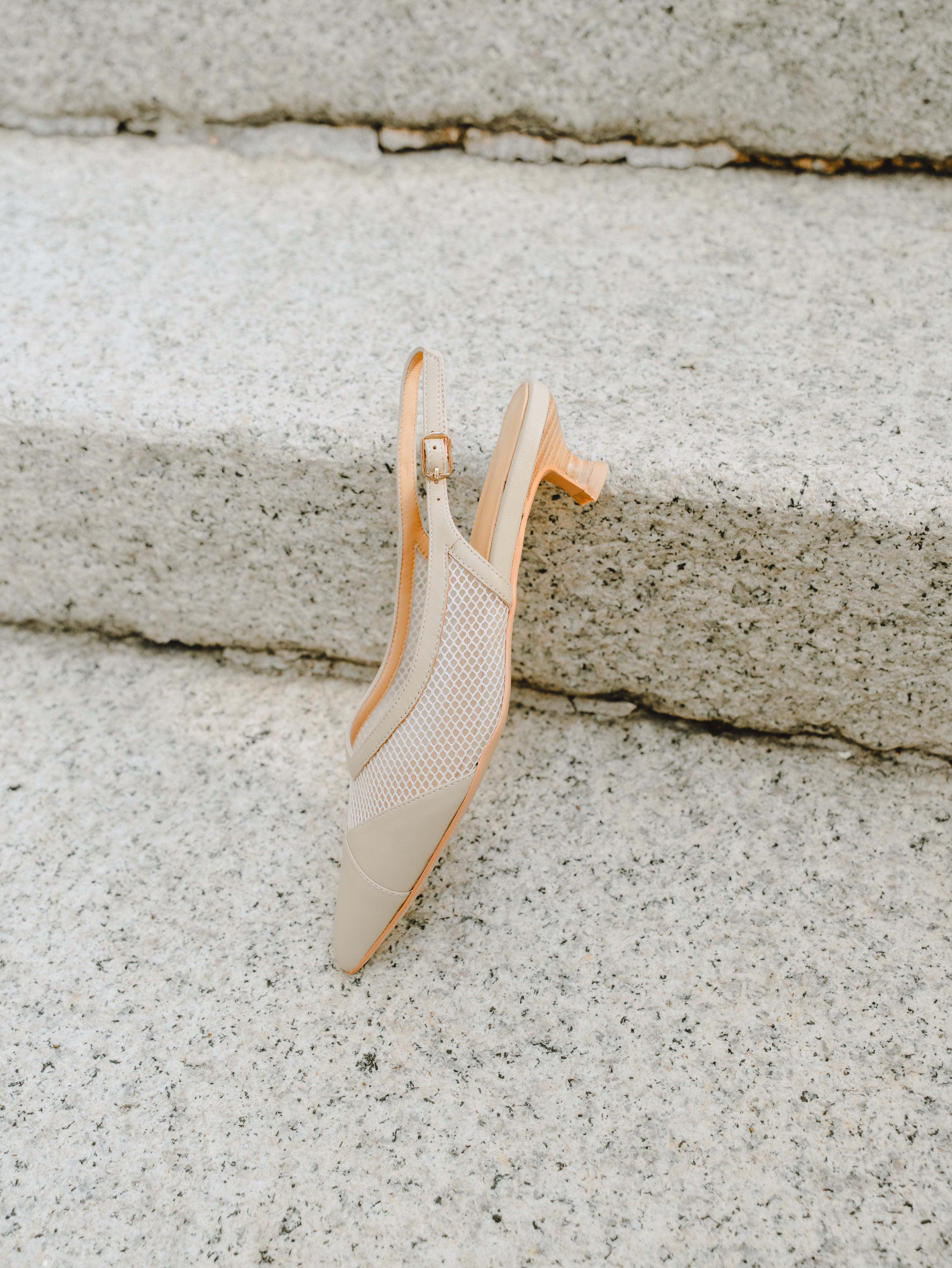 Ophelia Slingbacks - Beige