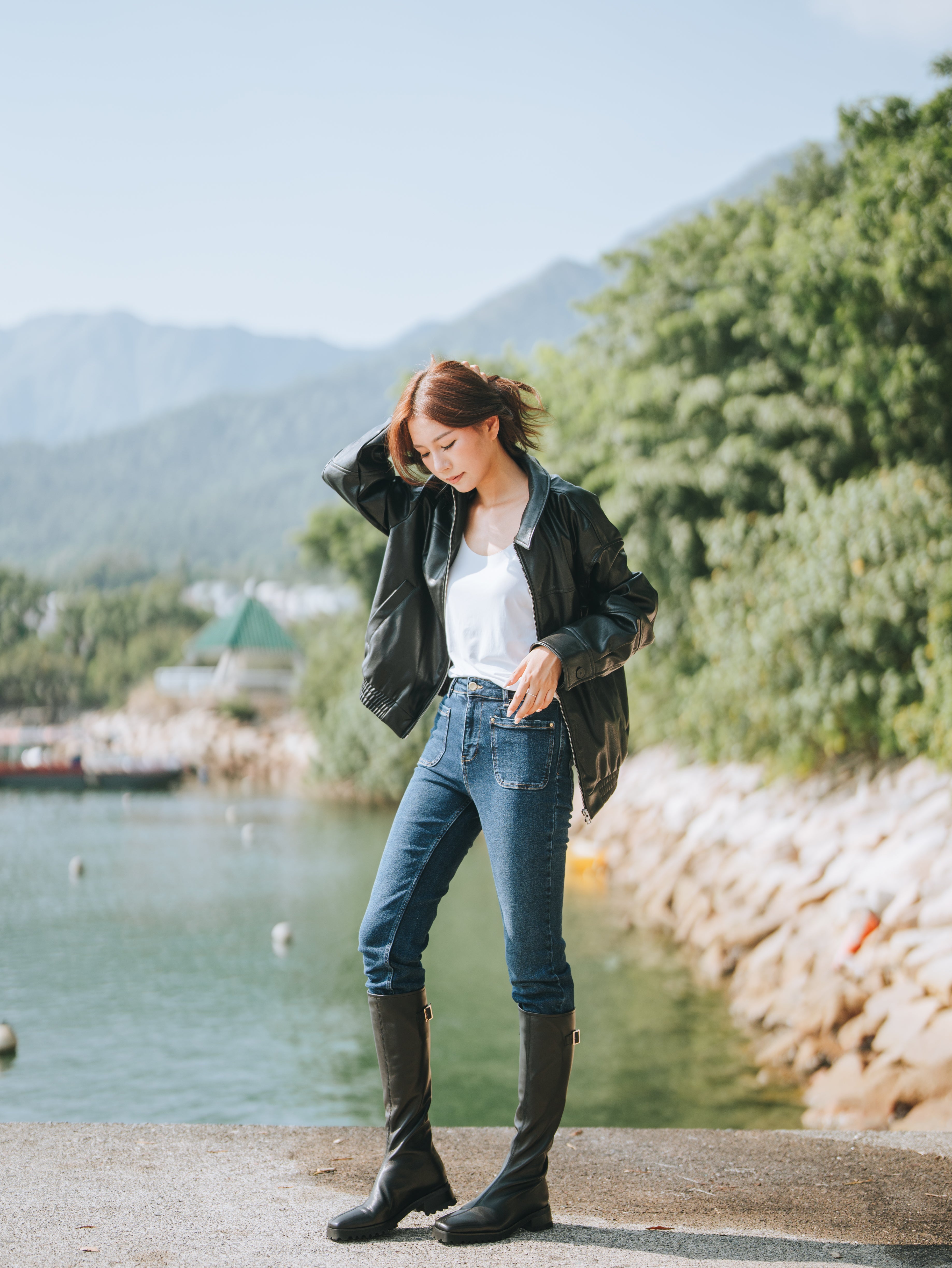 AMBER BOOTS - BLACK