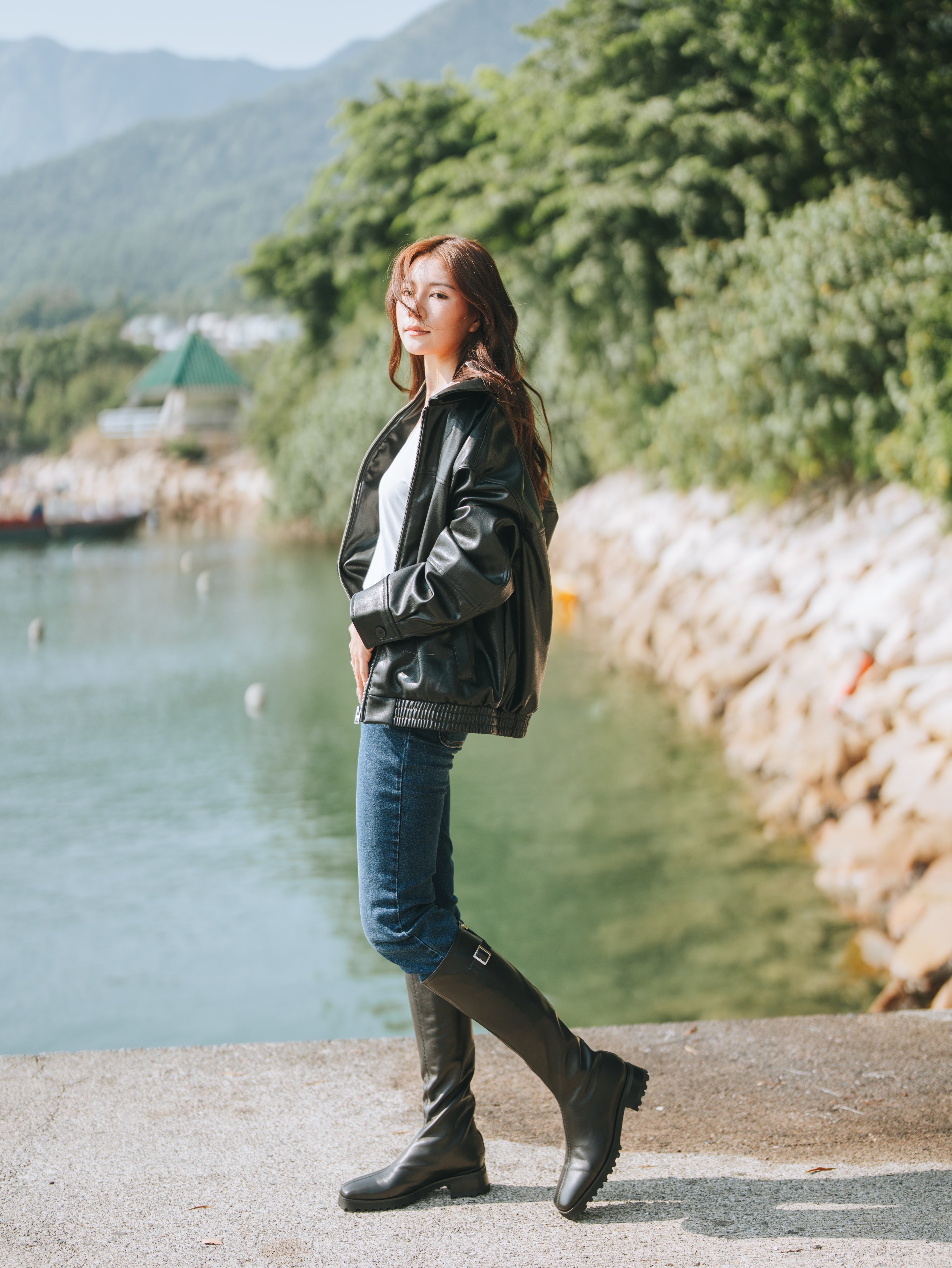AMBER BOOTS - BLACK