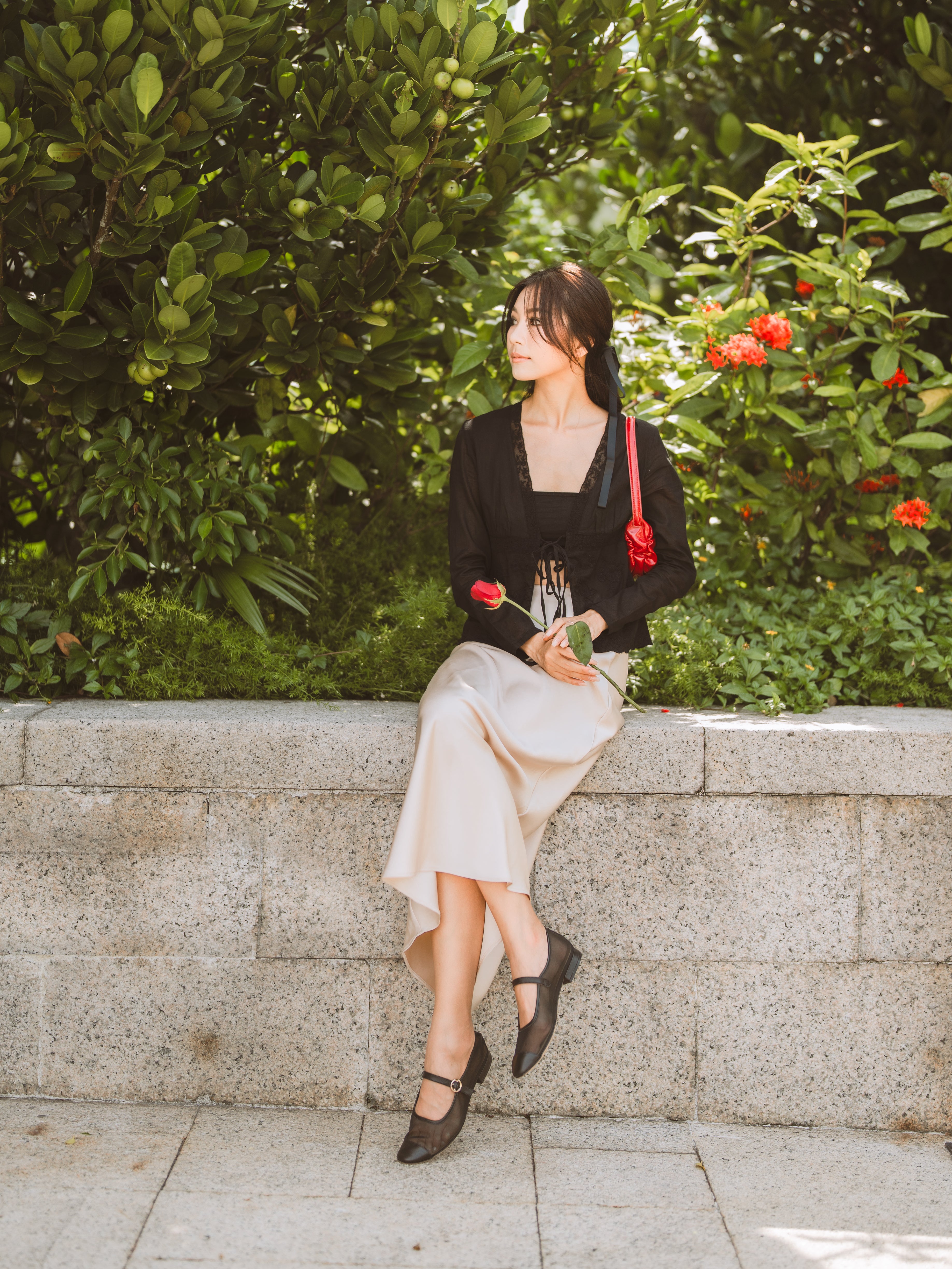 ALLIE Flats - Black Mesh