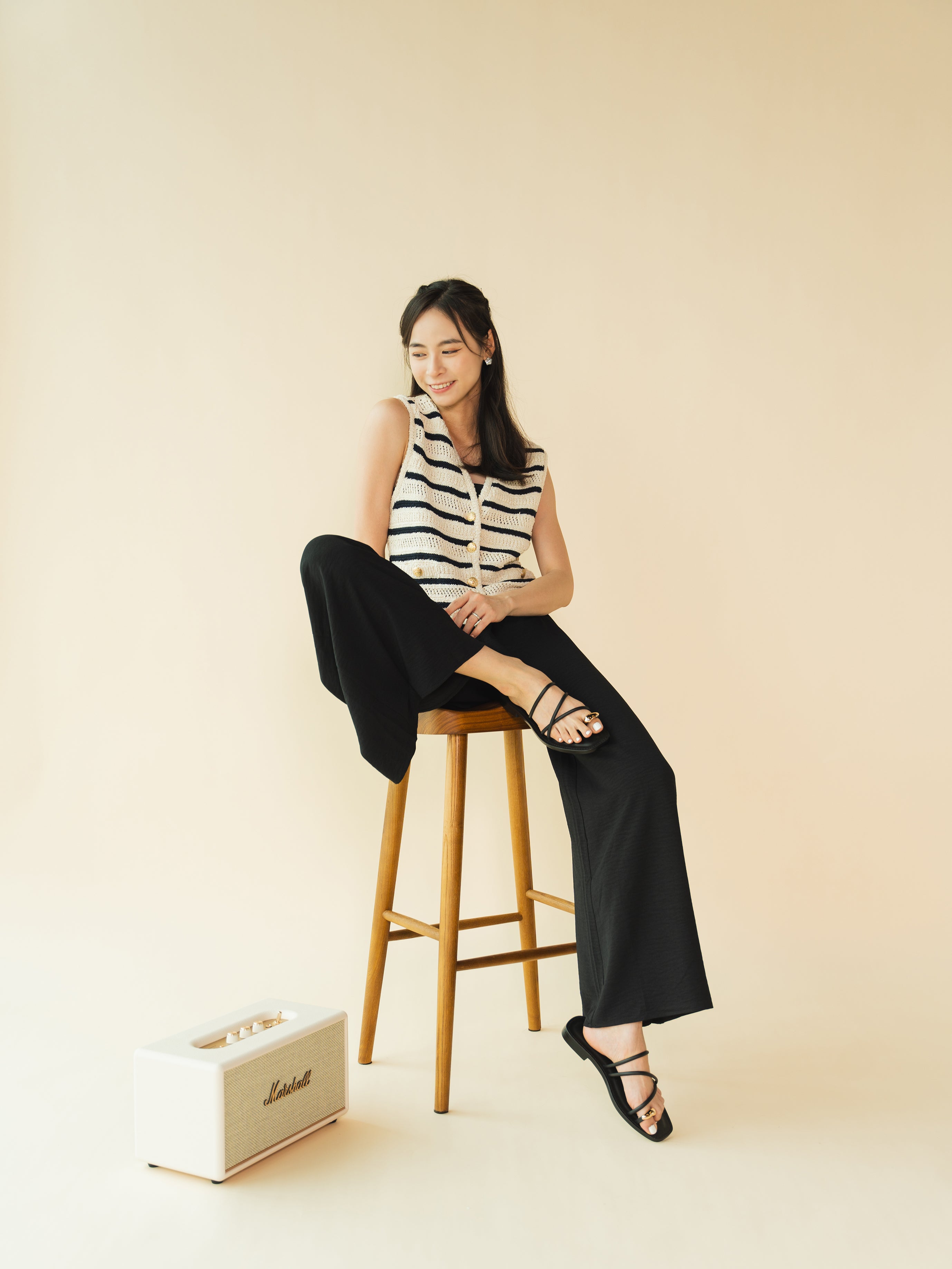 VALENCIA Sandals - Black