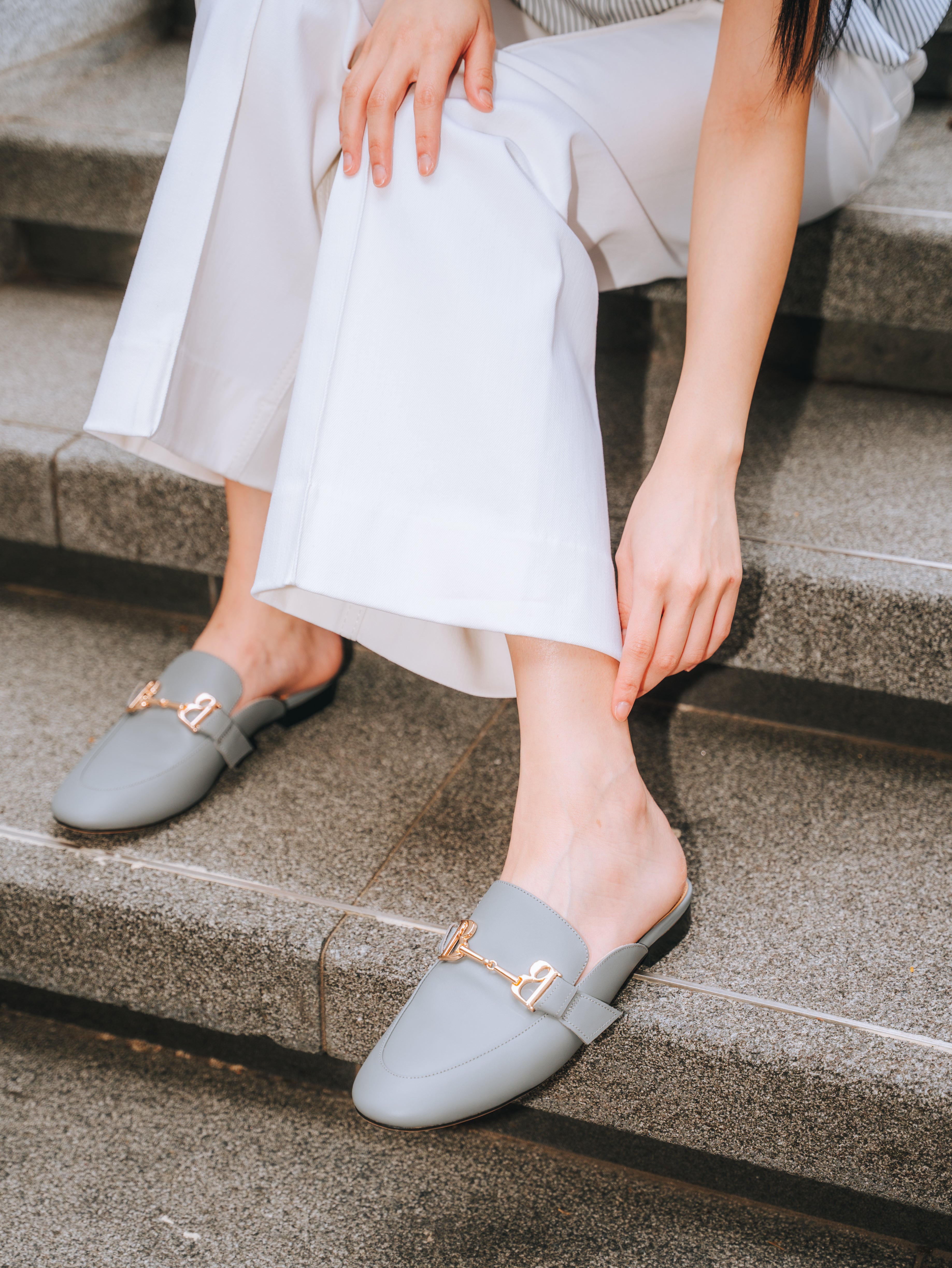 JENNET Mules - Blue
