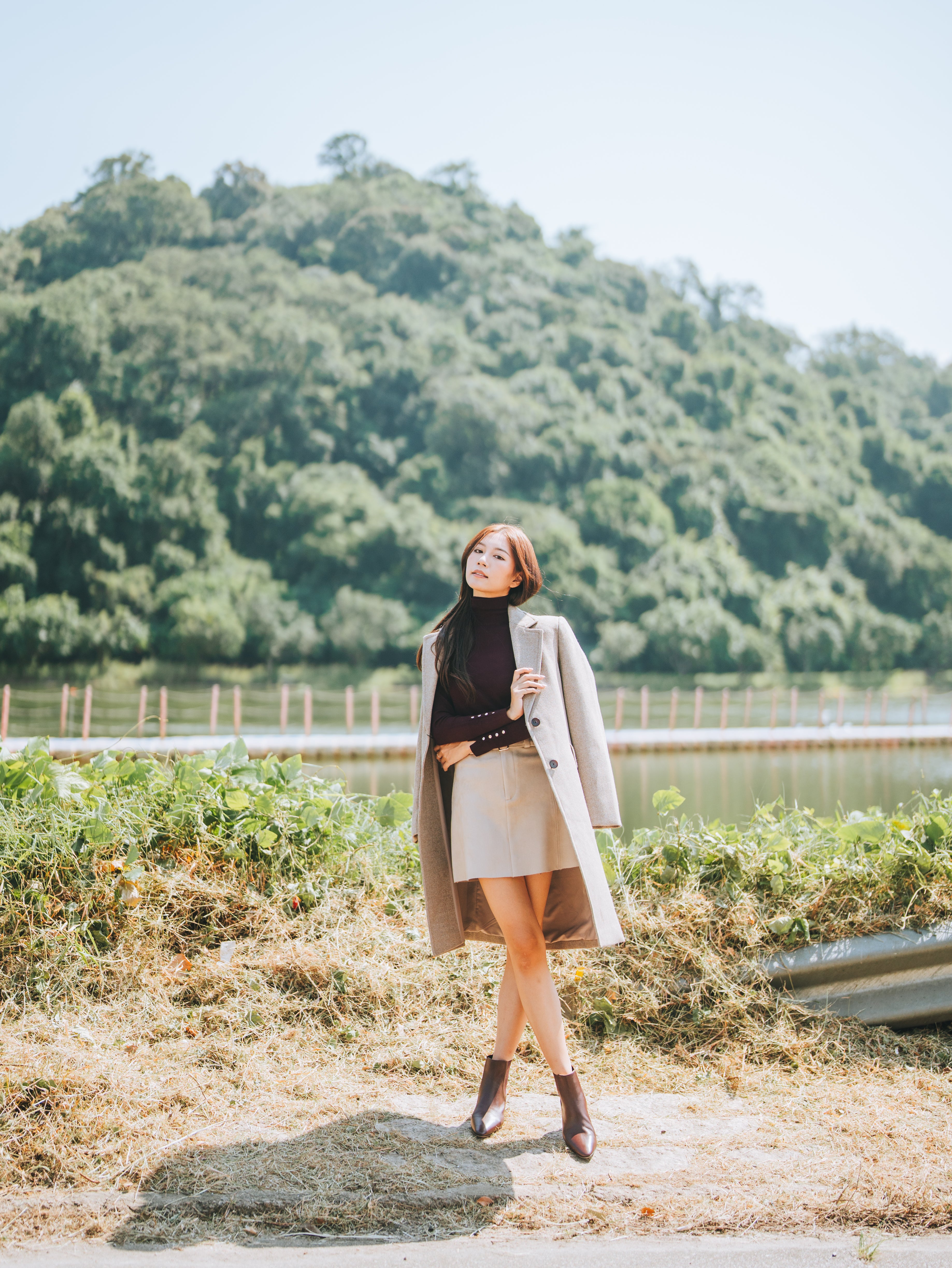 FAYE BOOTS - BURGUNDY