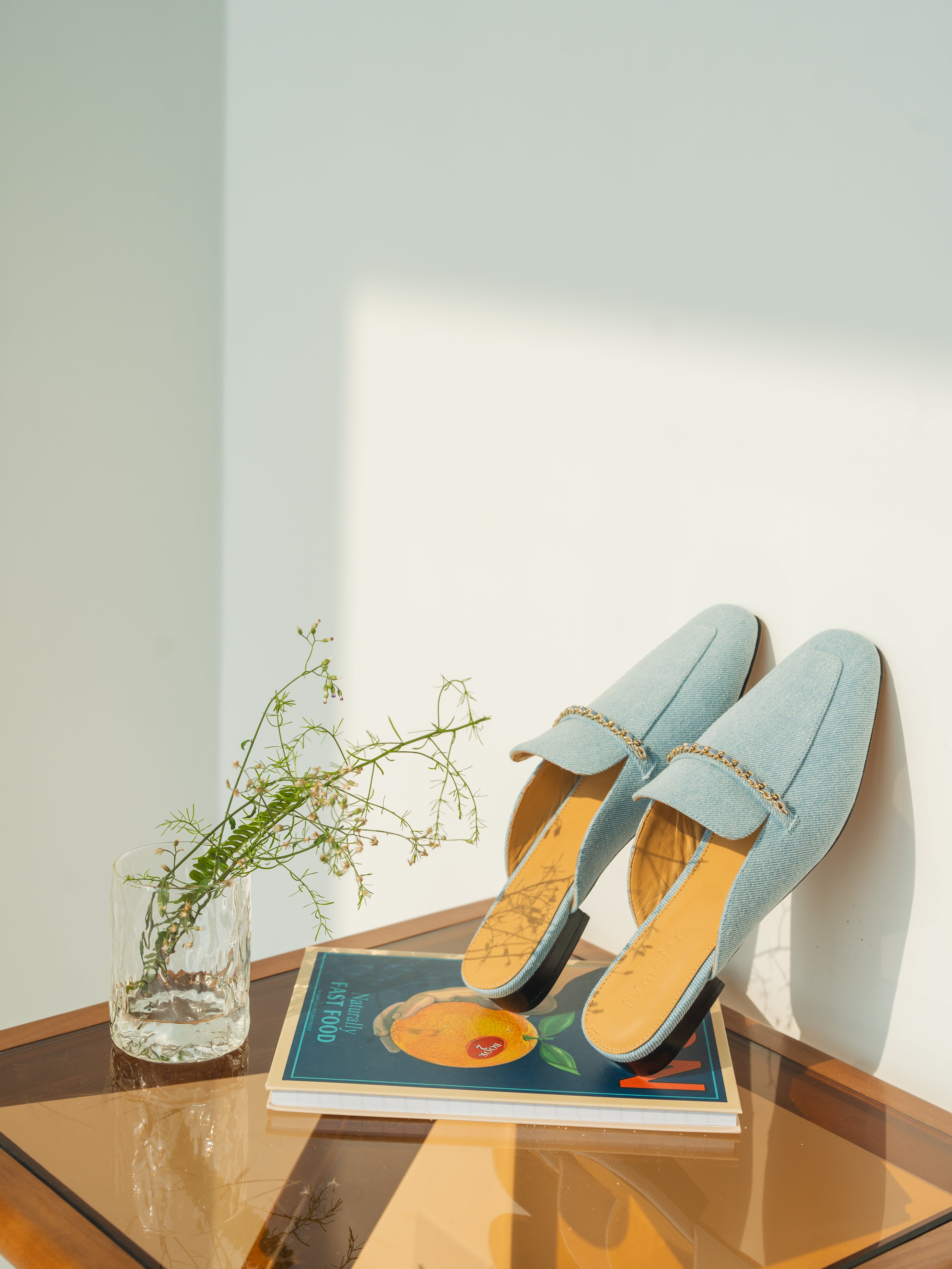HANA Mules - Denim