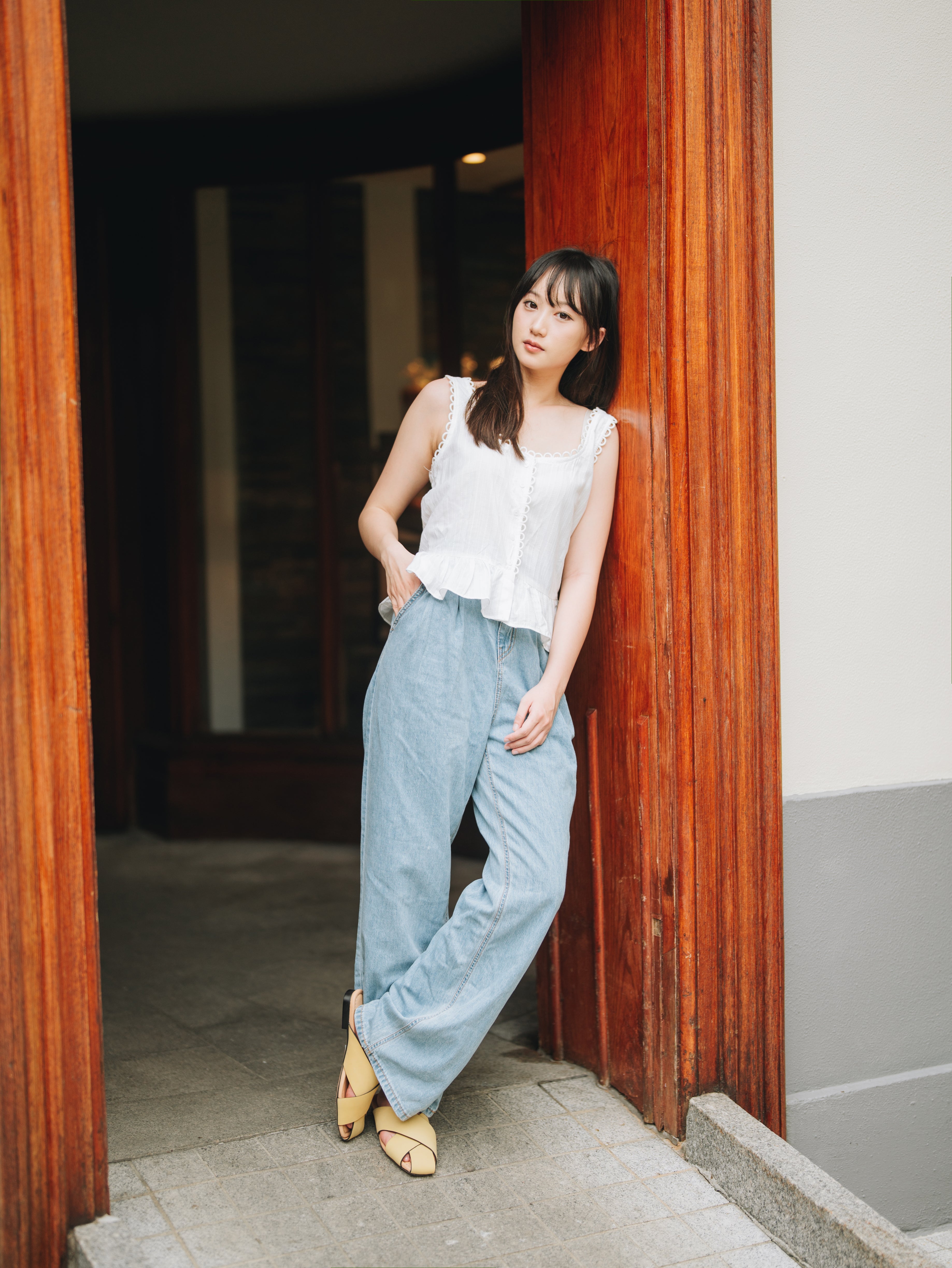 EVIA Sandals - Yellow