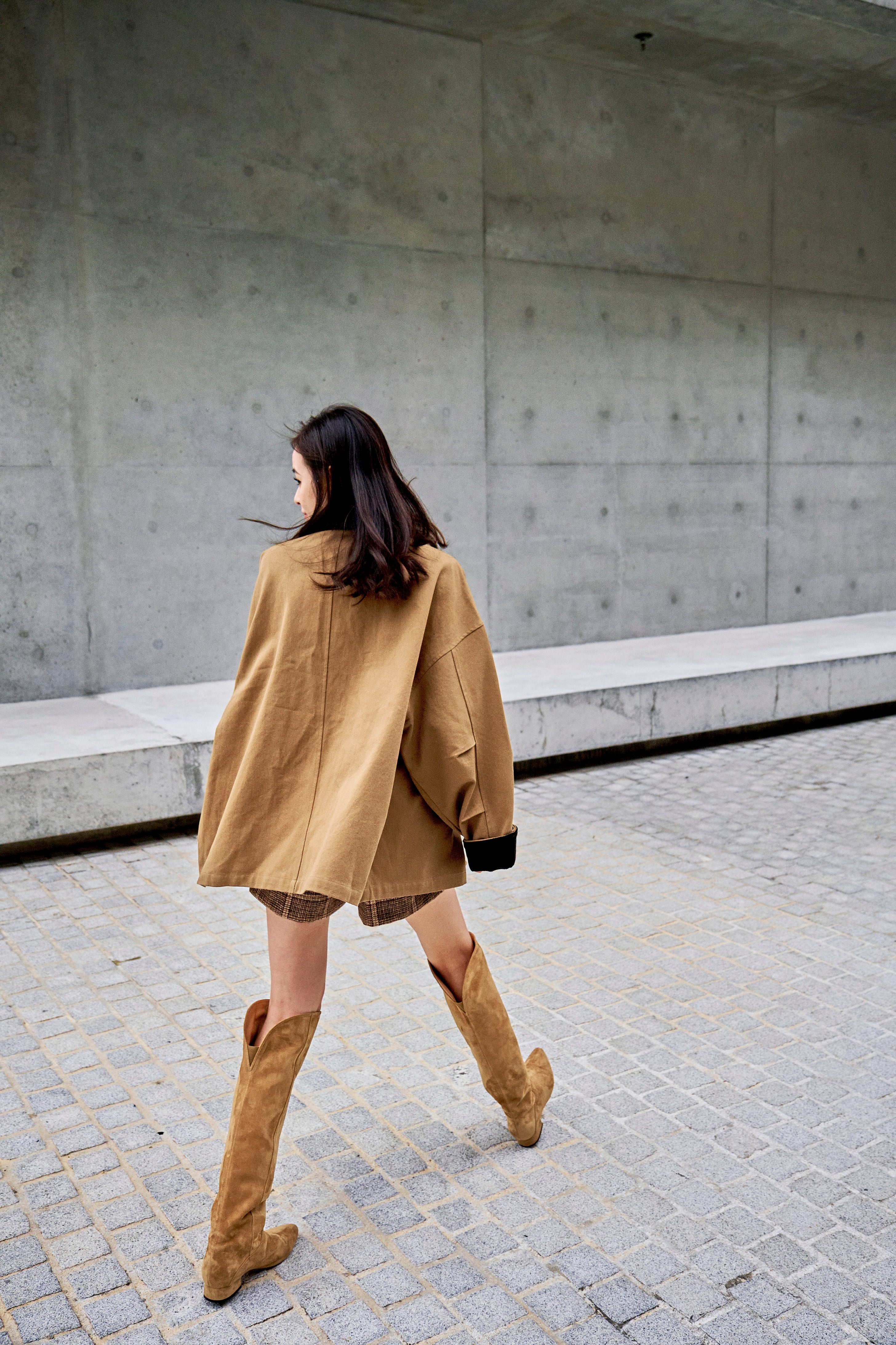 FERRO Khaki Suede