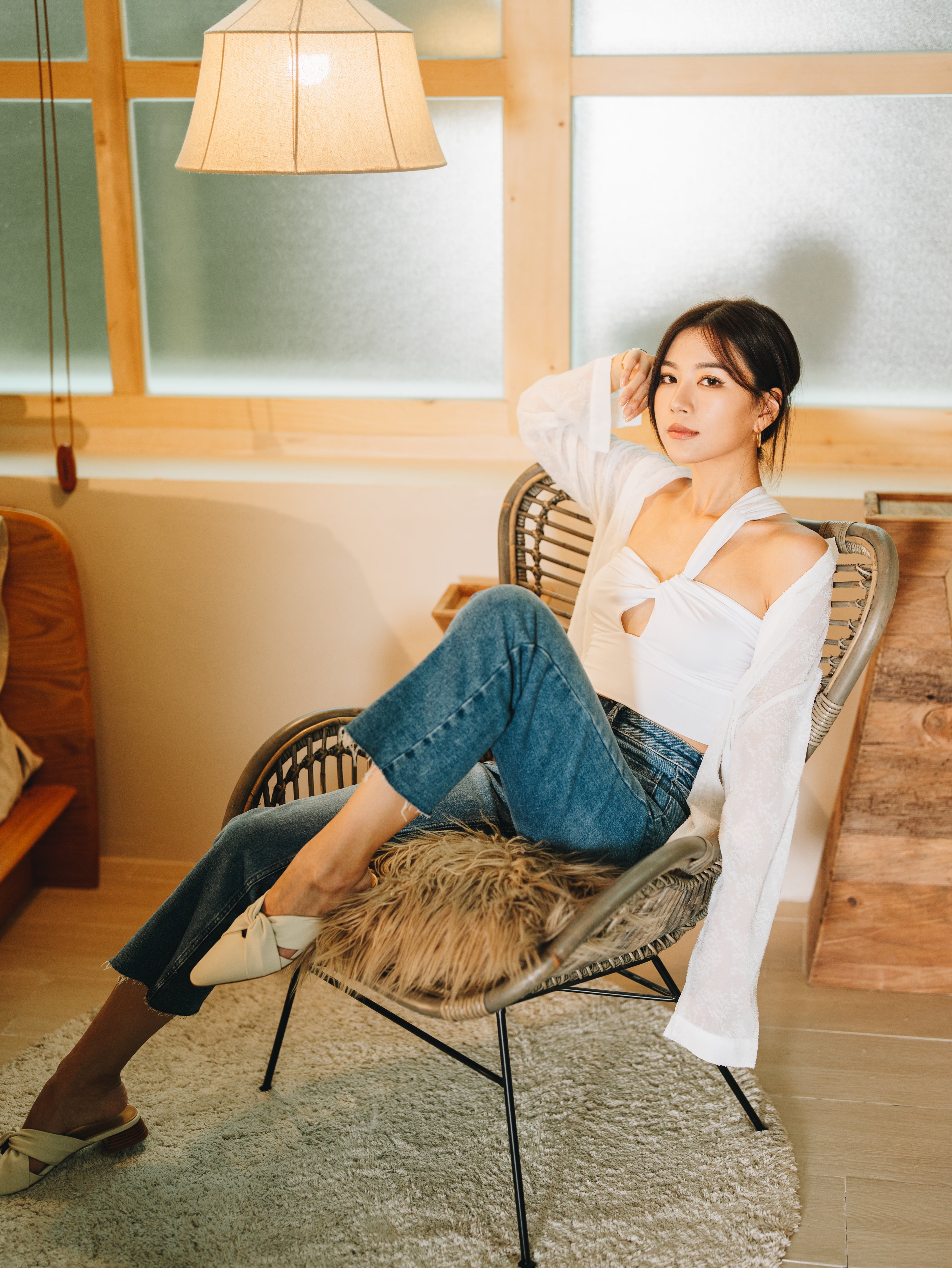 FREYA Mules - White