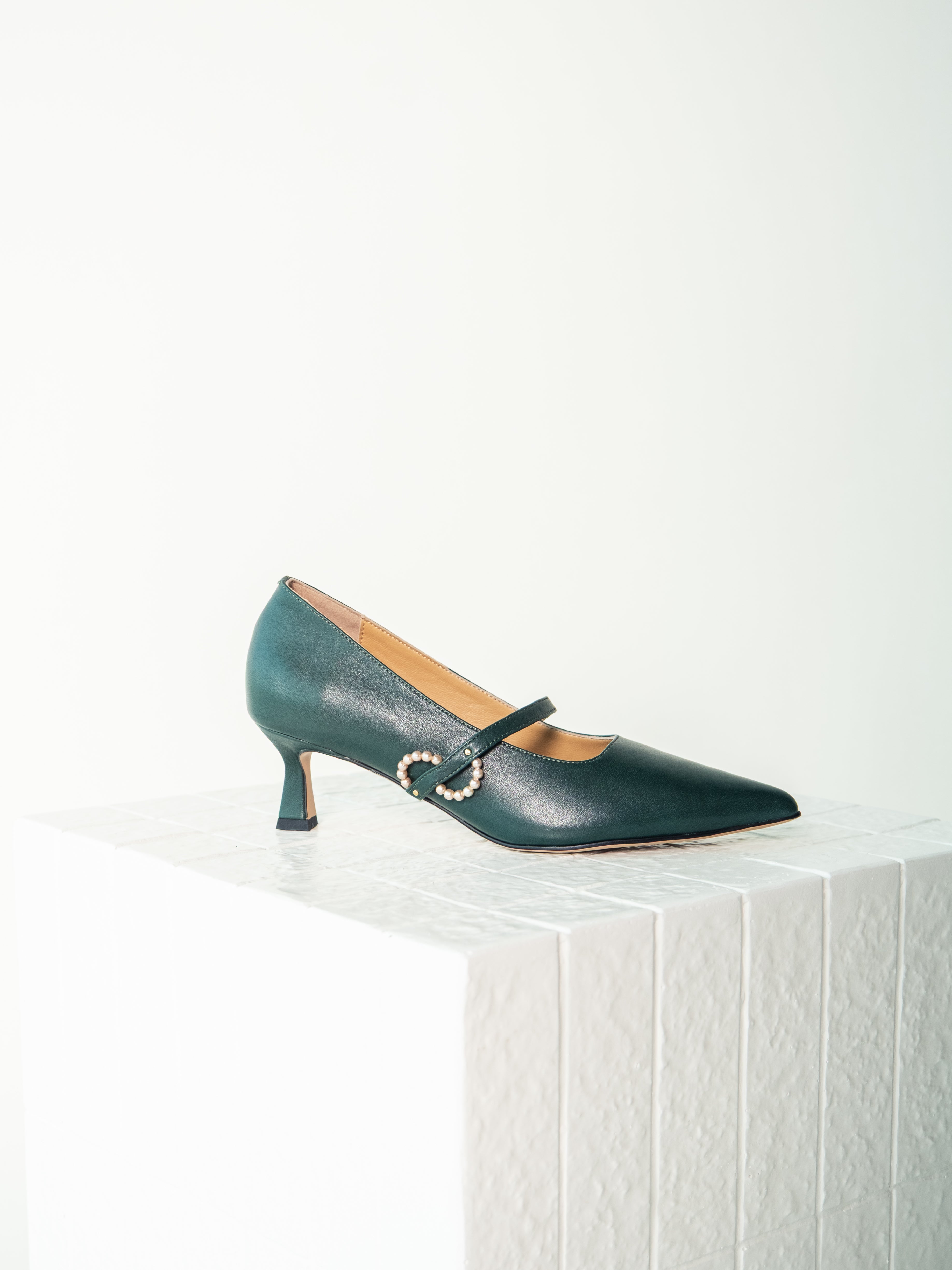 IVEY Heels - Dark Green