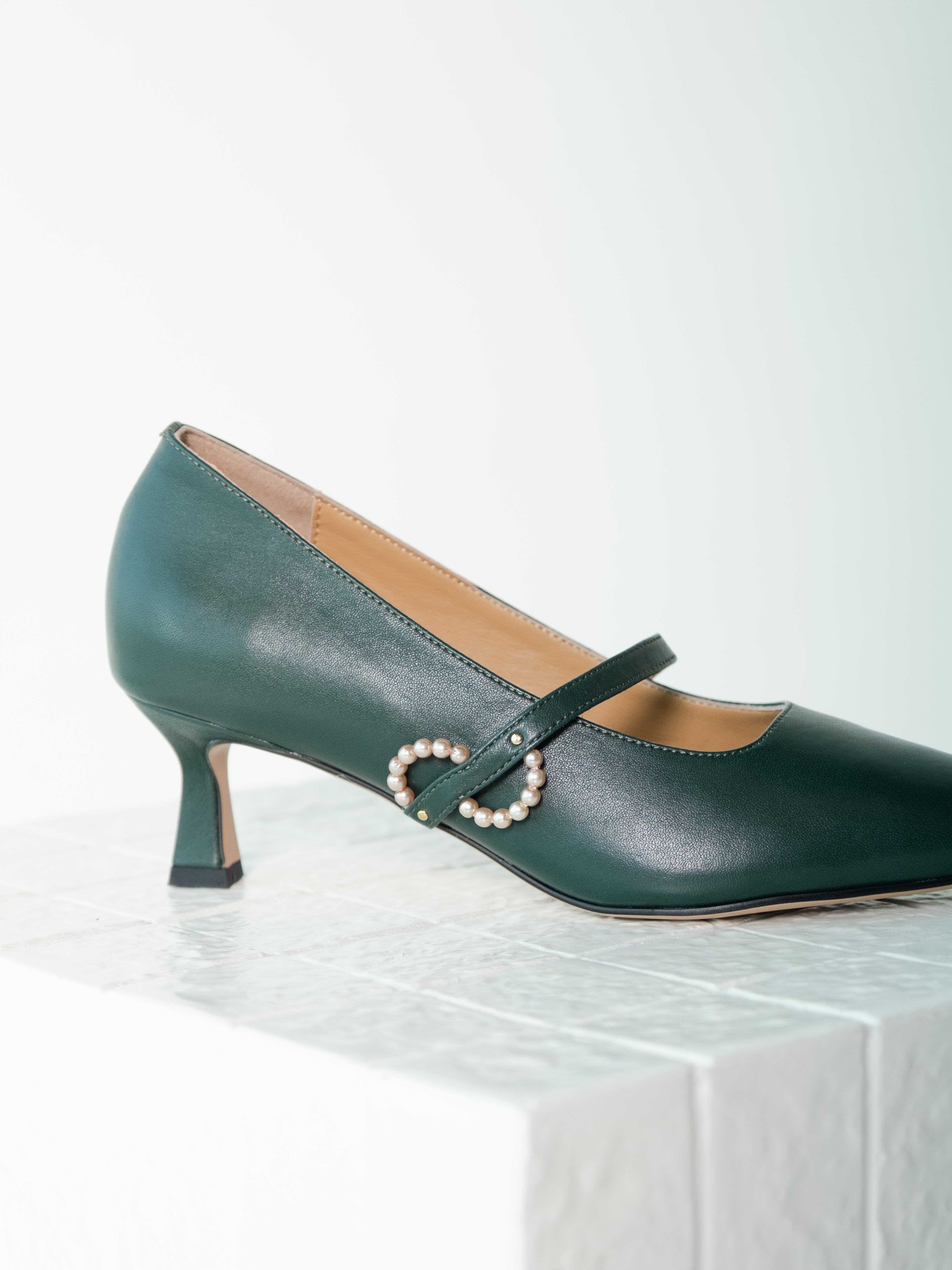 IVEY Heels - Dark Green