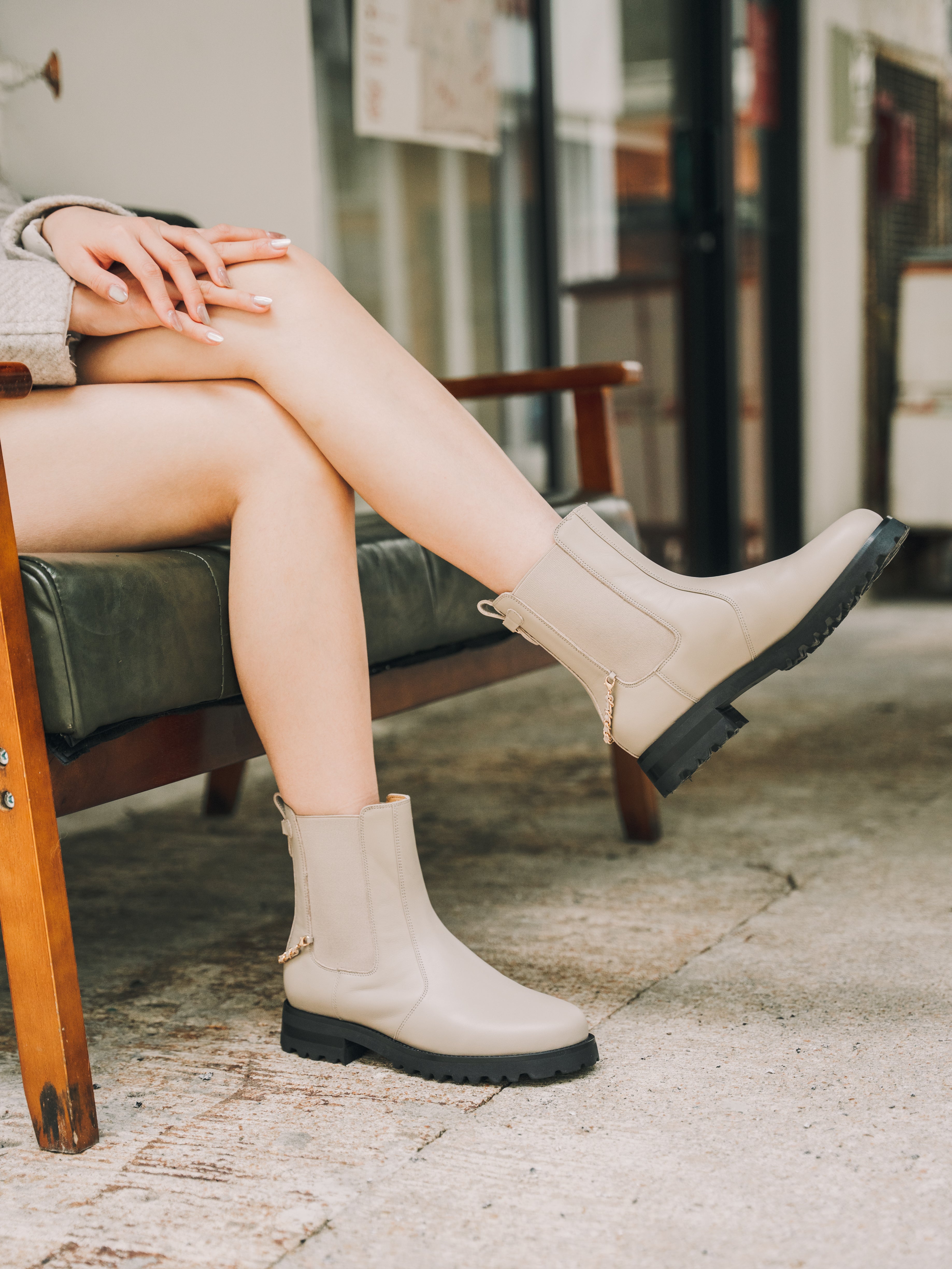 BRIANNA BOOTS - GREY