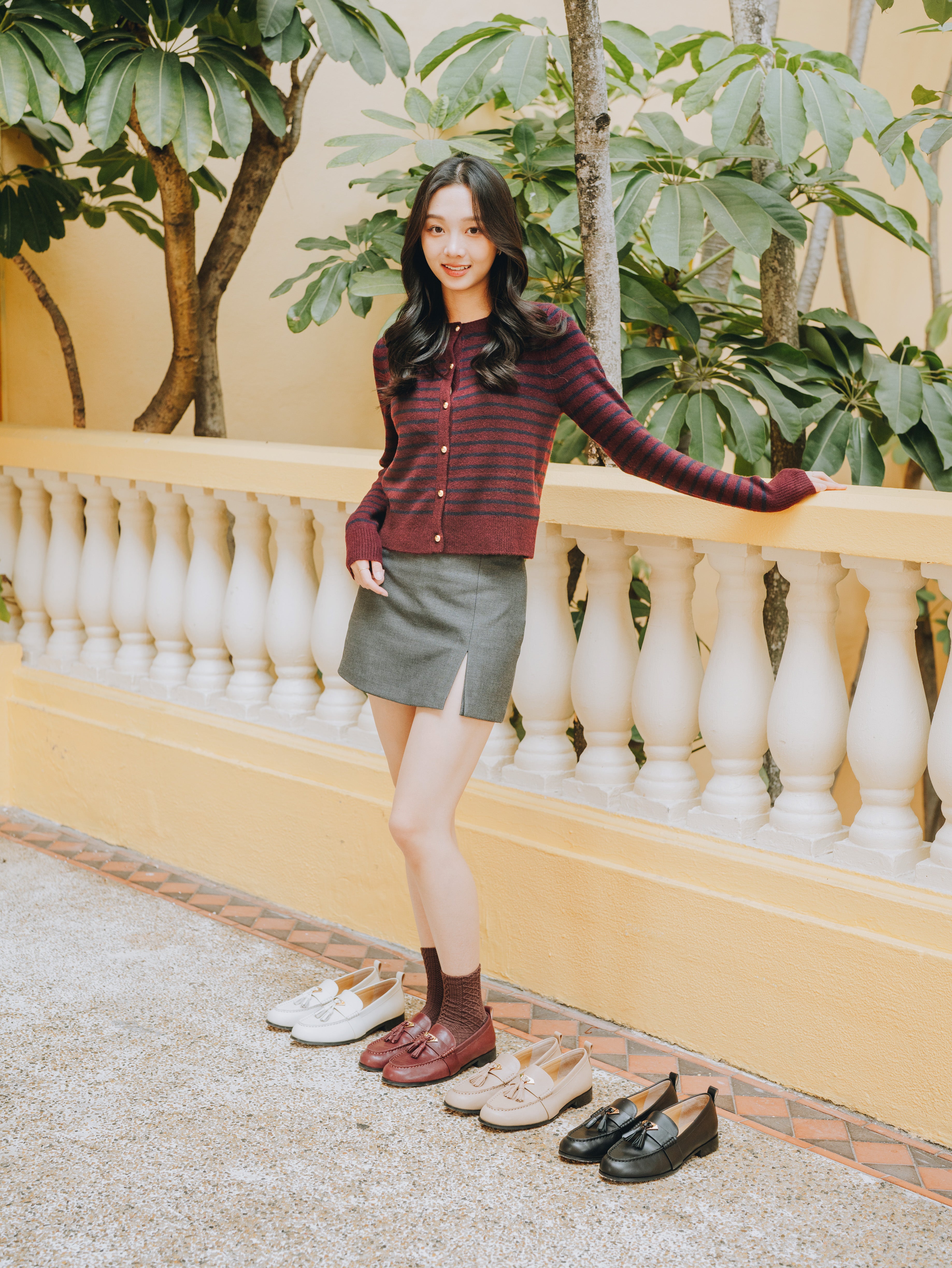 JANUS Loafers - Burgundy