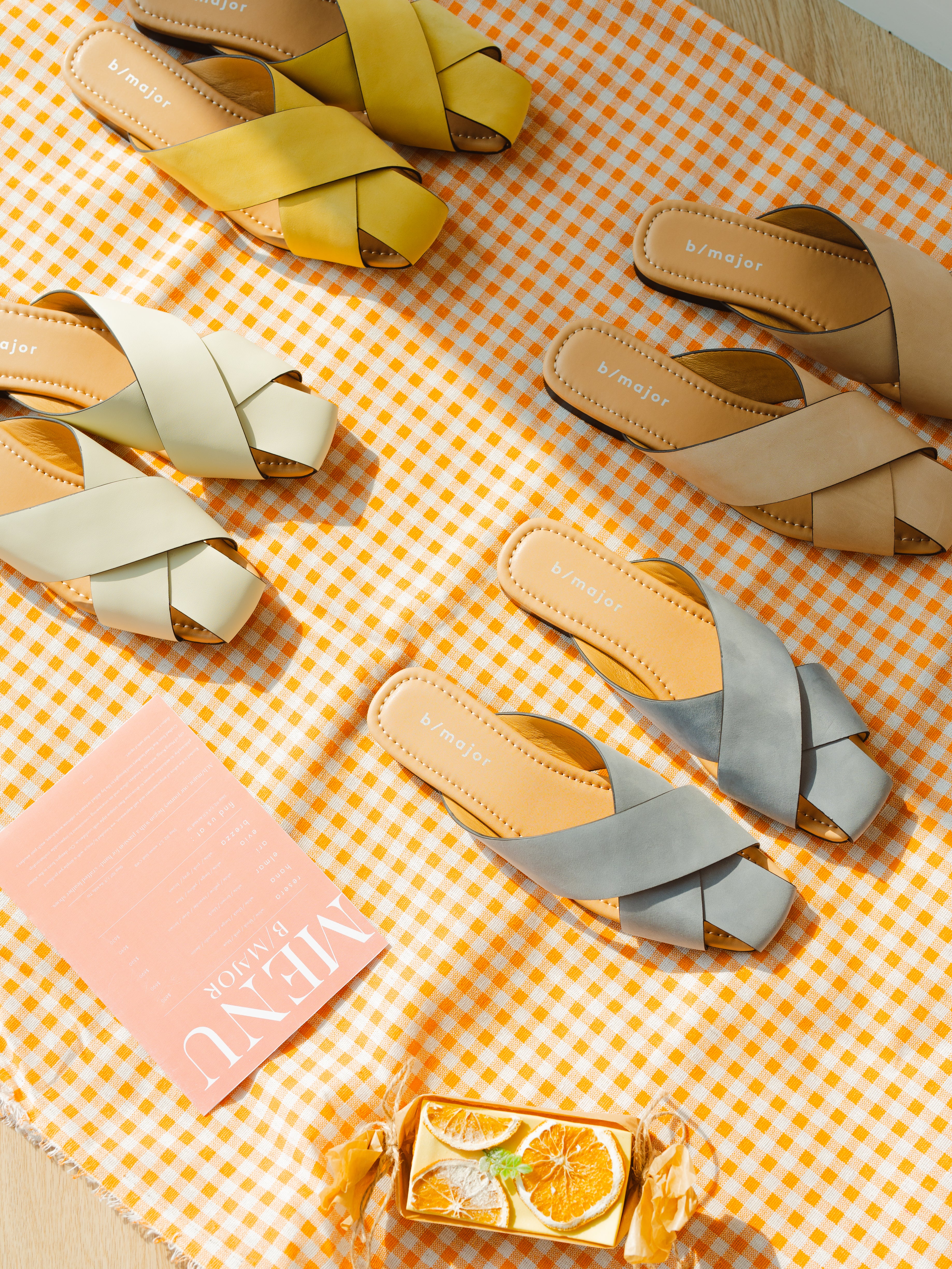 EVIA Sandals - Yellow