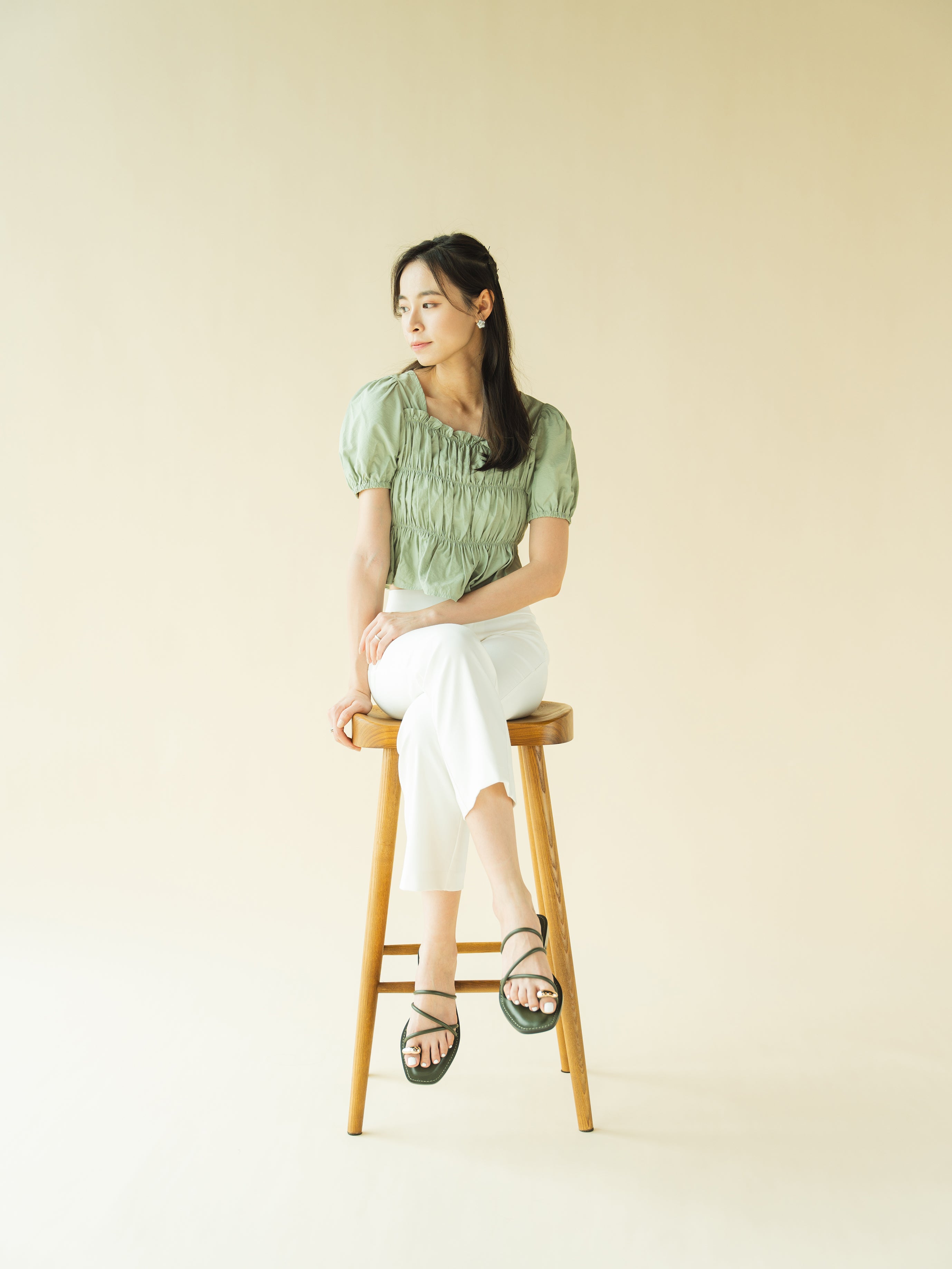 VALENCIA Sandals - Olive