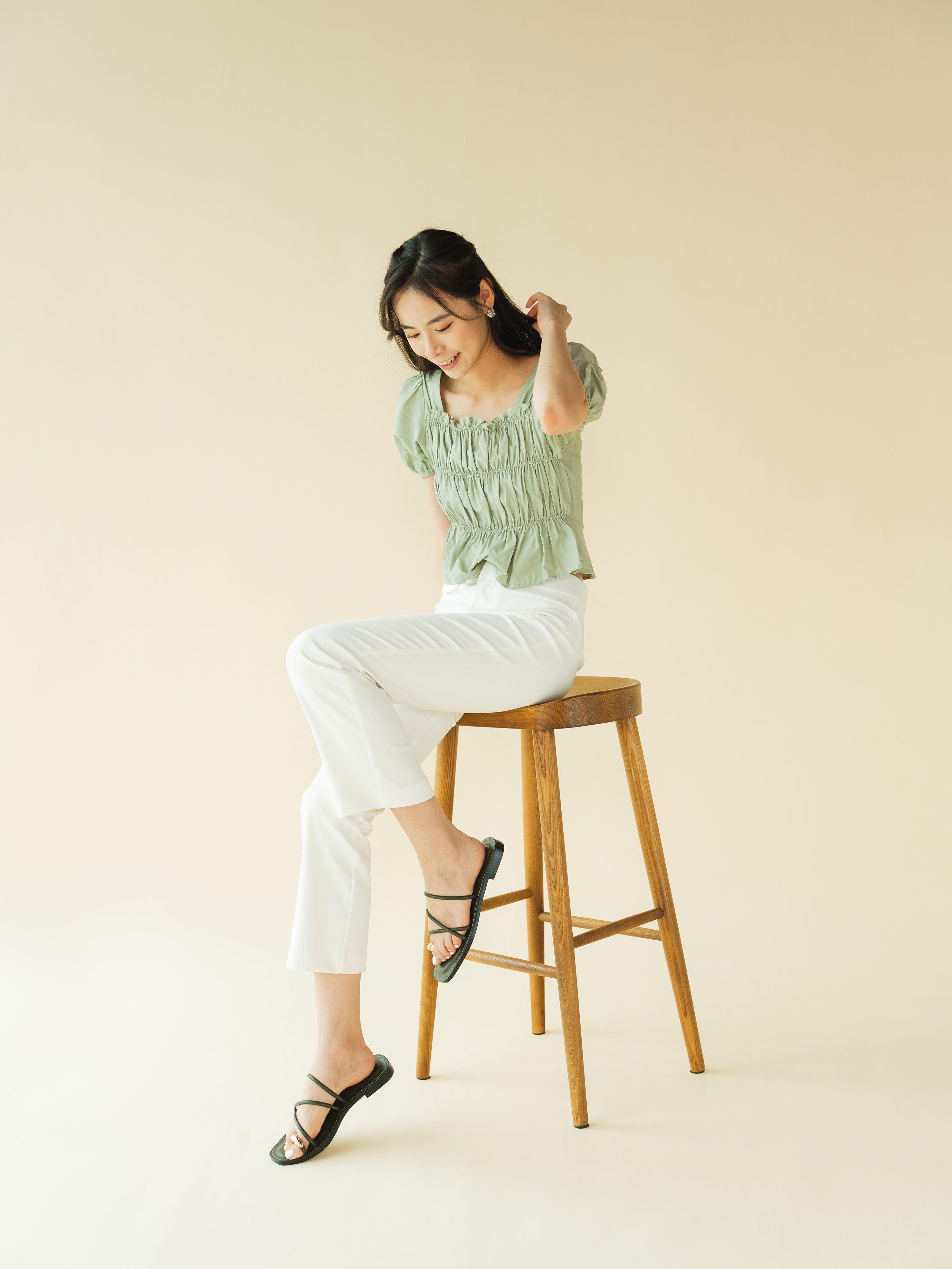 VALENCIA Sandals - Olive