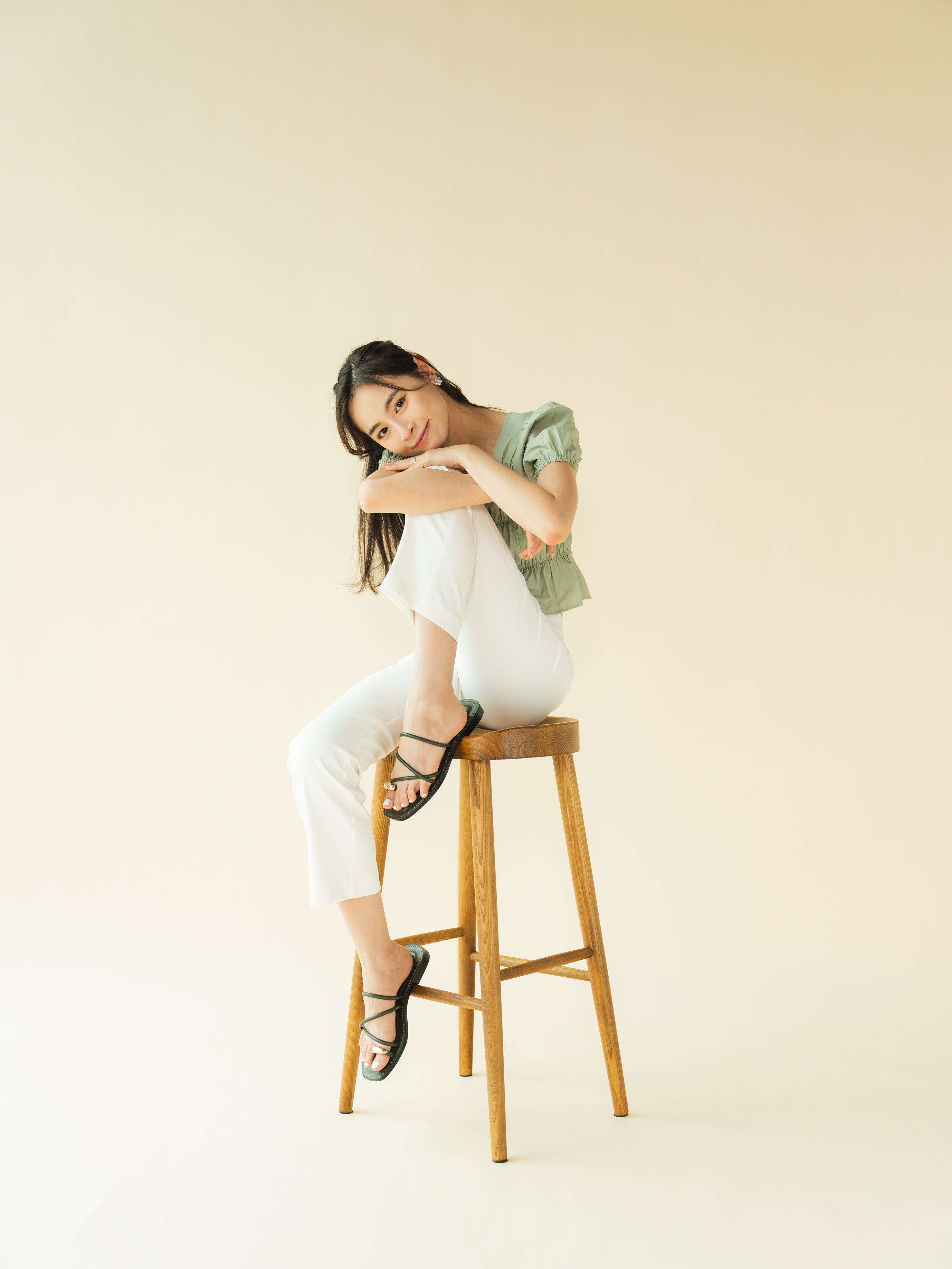 VALENCIA Sandals - Olive