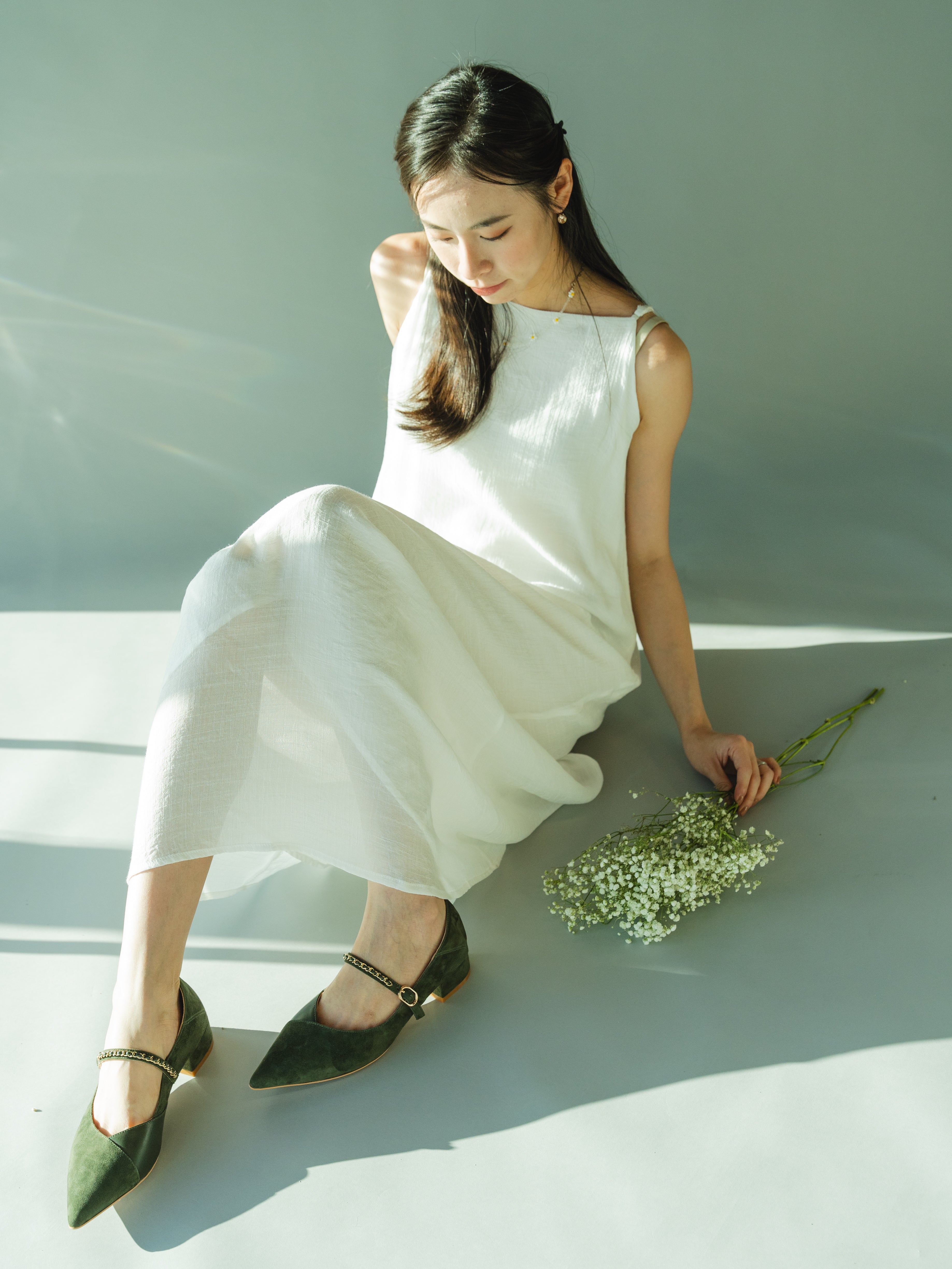 GIANNA Flats - Olive
