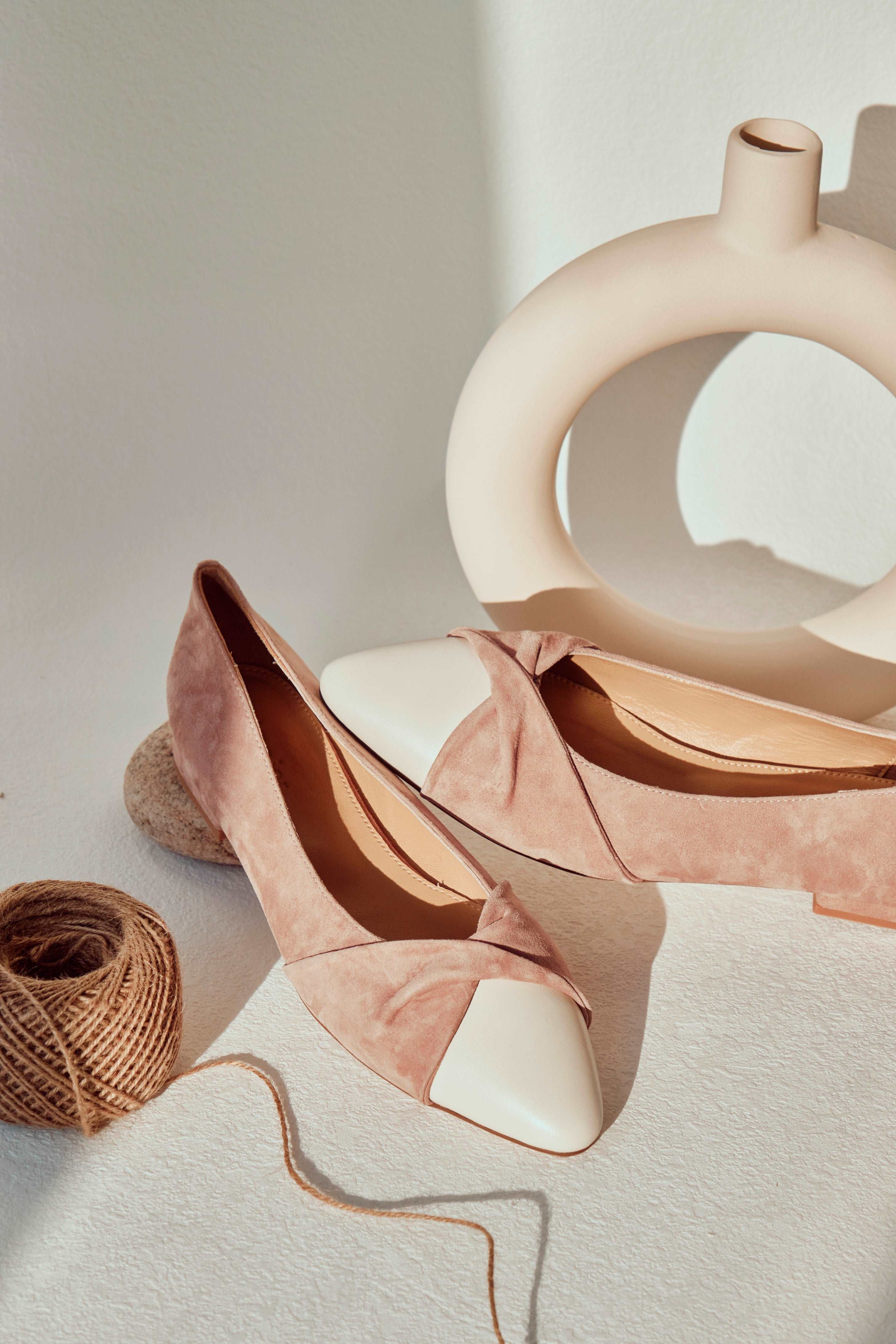 BERTHA Pink Suede
