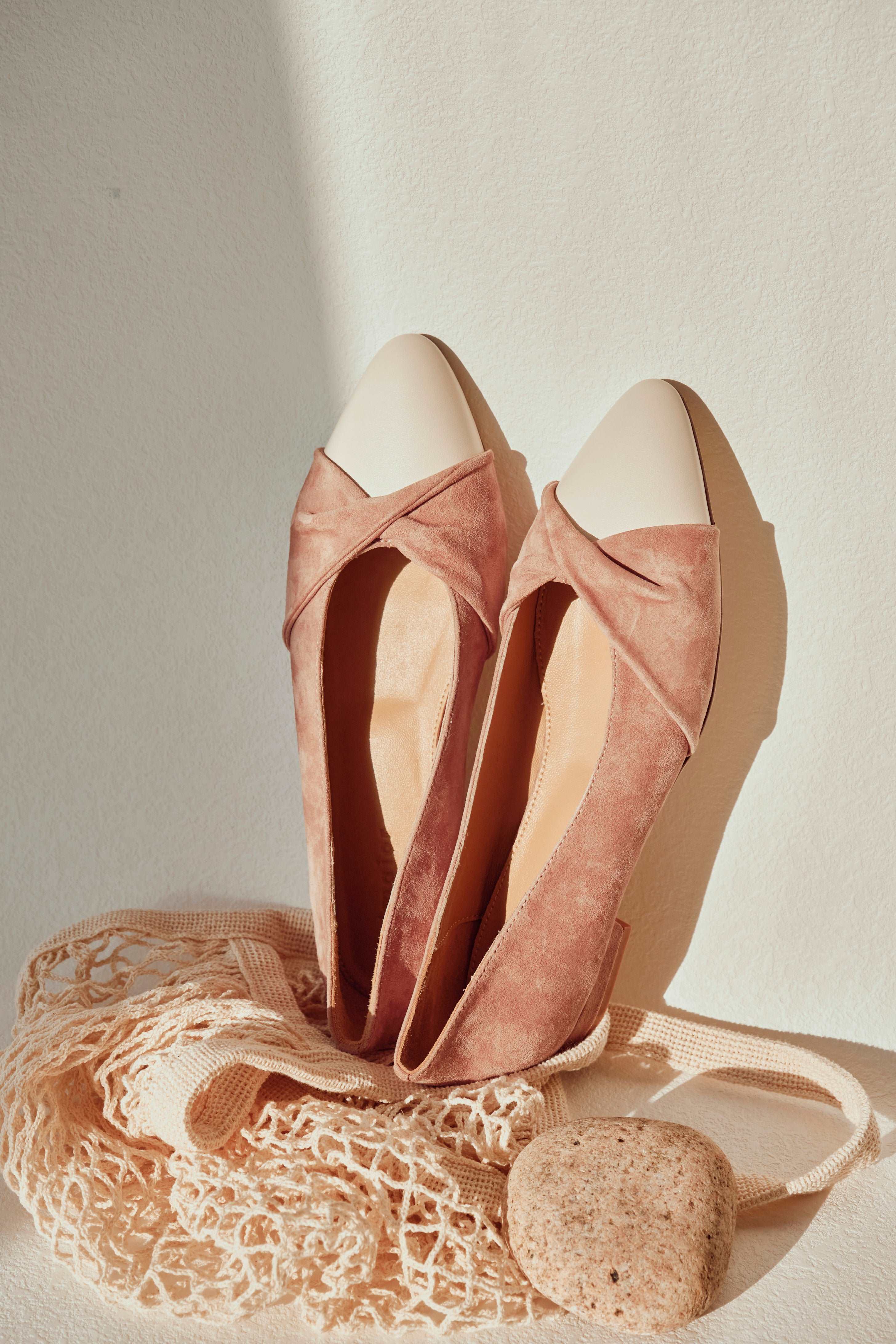 BERTHA Pink Suede