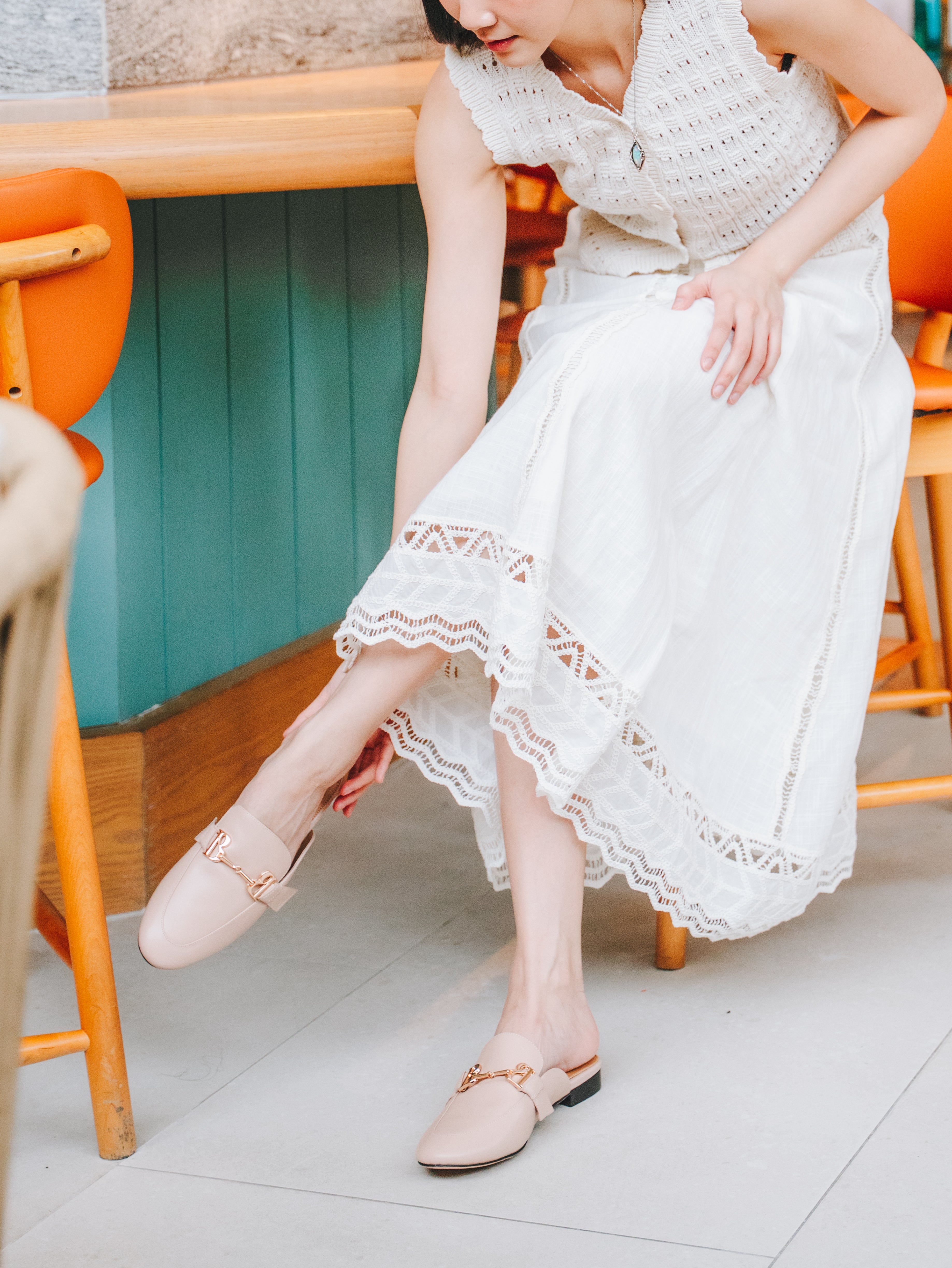 JENNET Mules - Beige