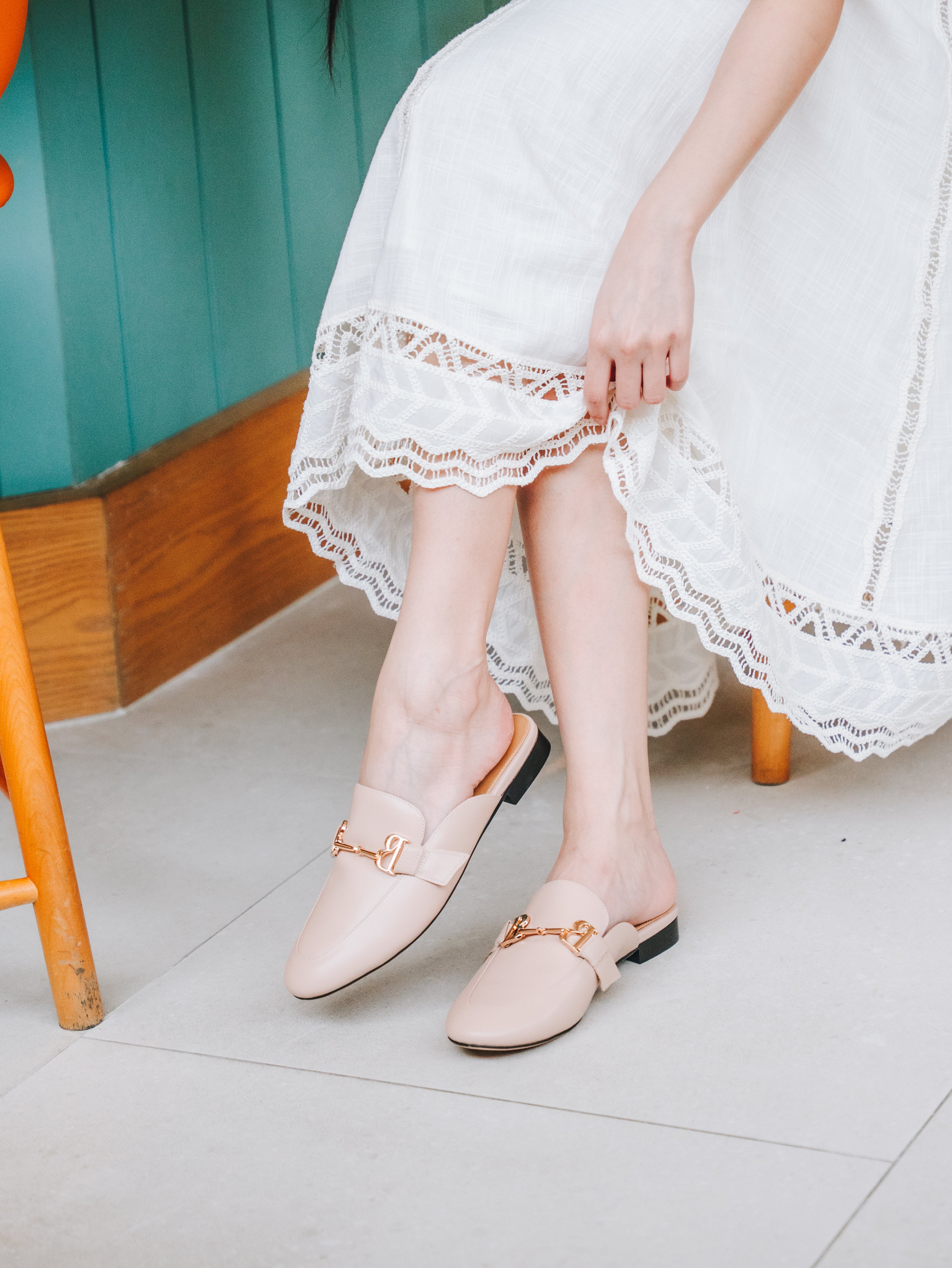 JENNET Mules - Beige