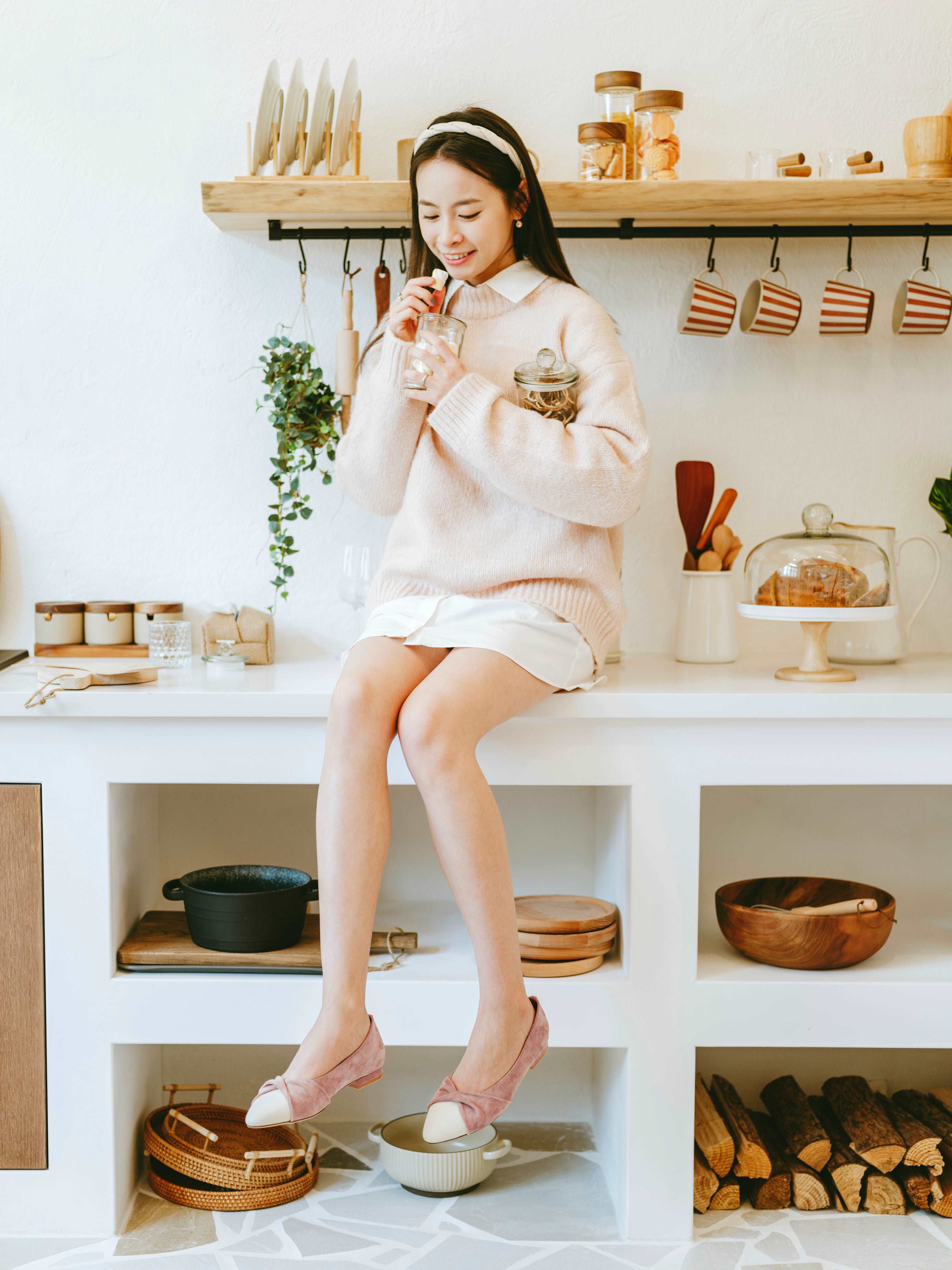 BERTHA Pink Suede