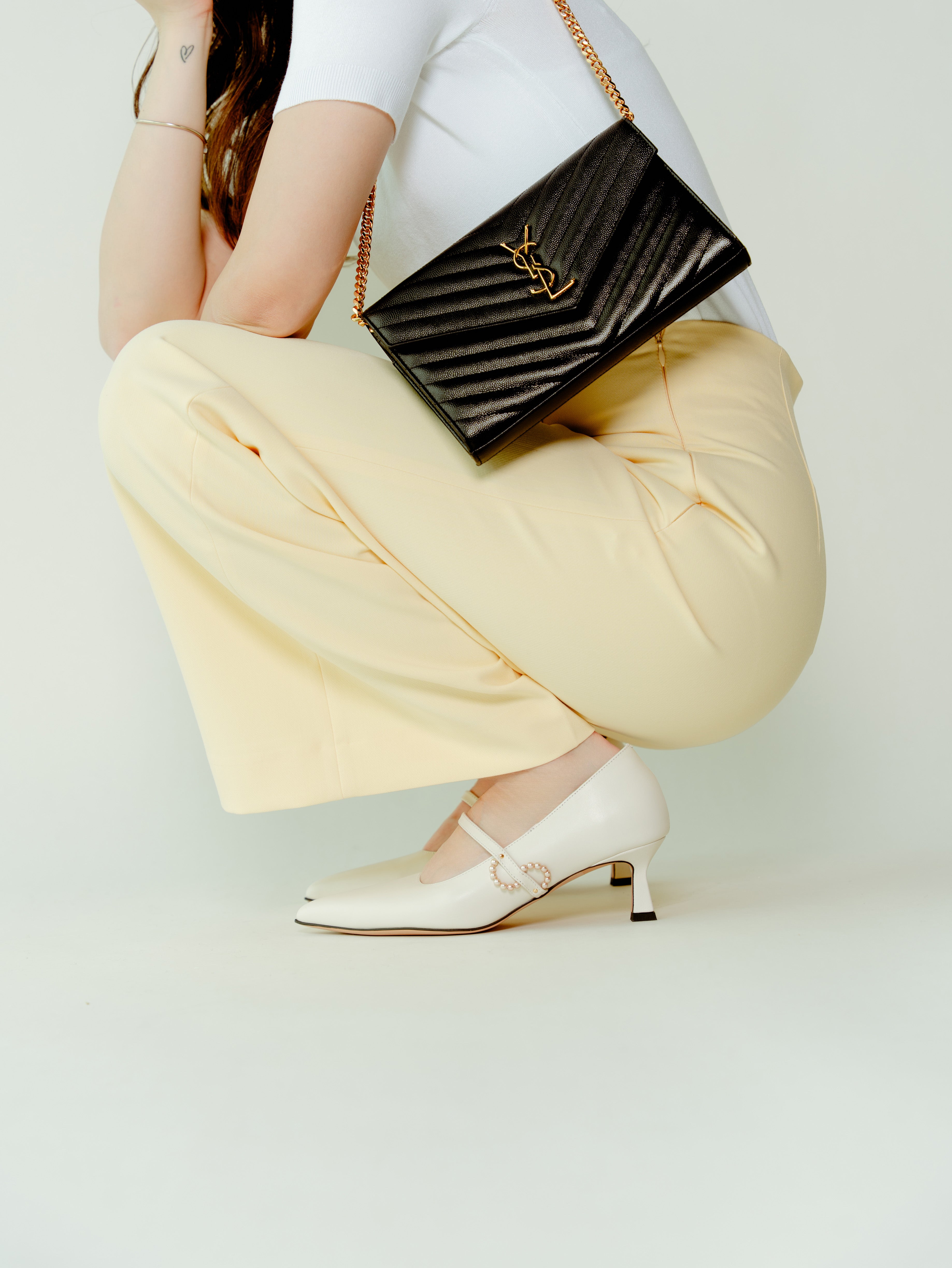 IVEY Heels - White