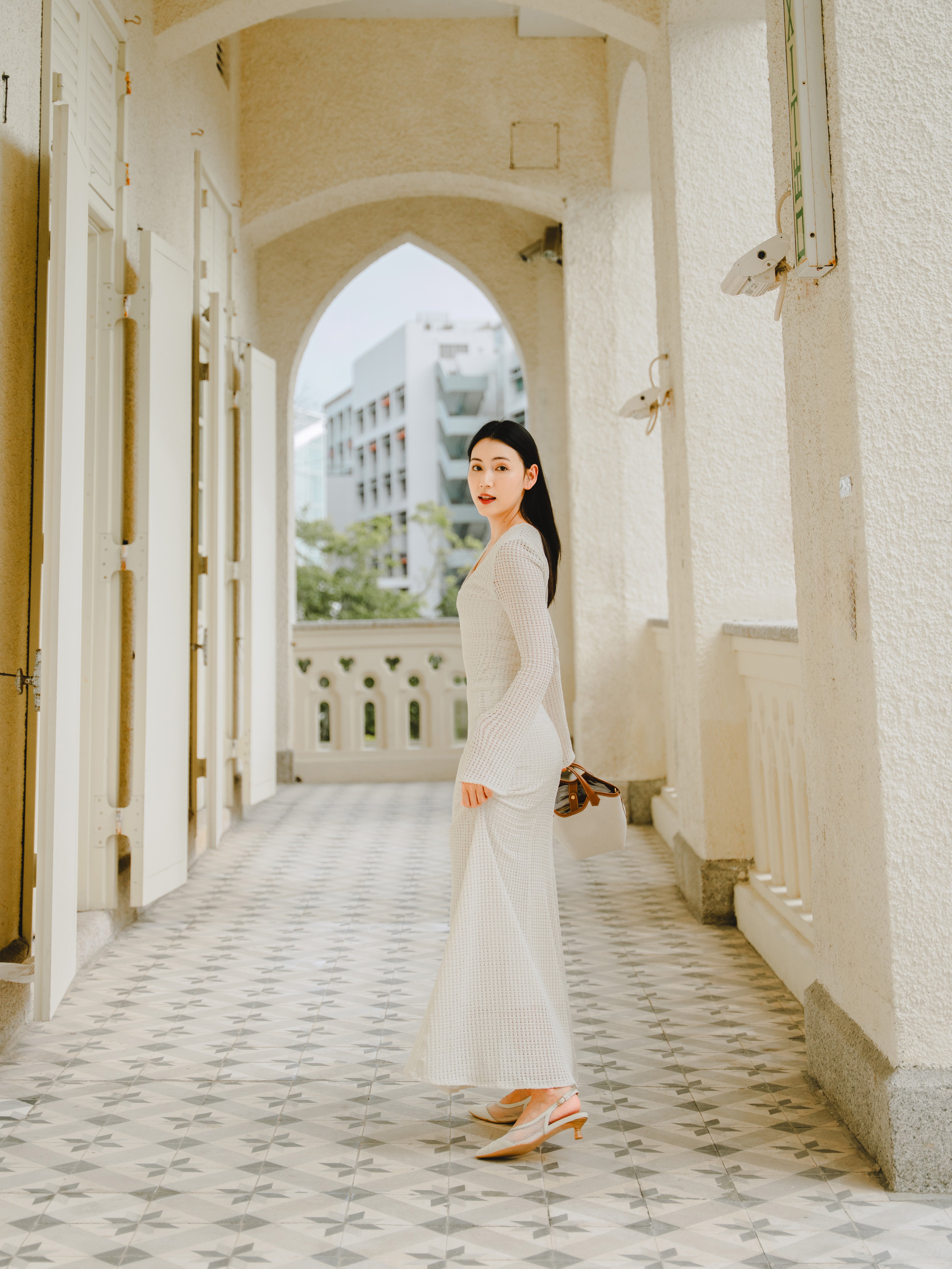 Ophelia Slingbacks - White