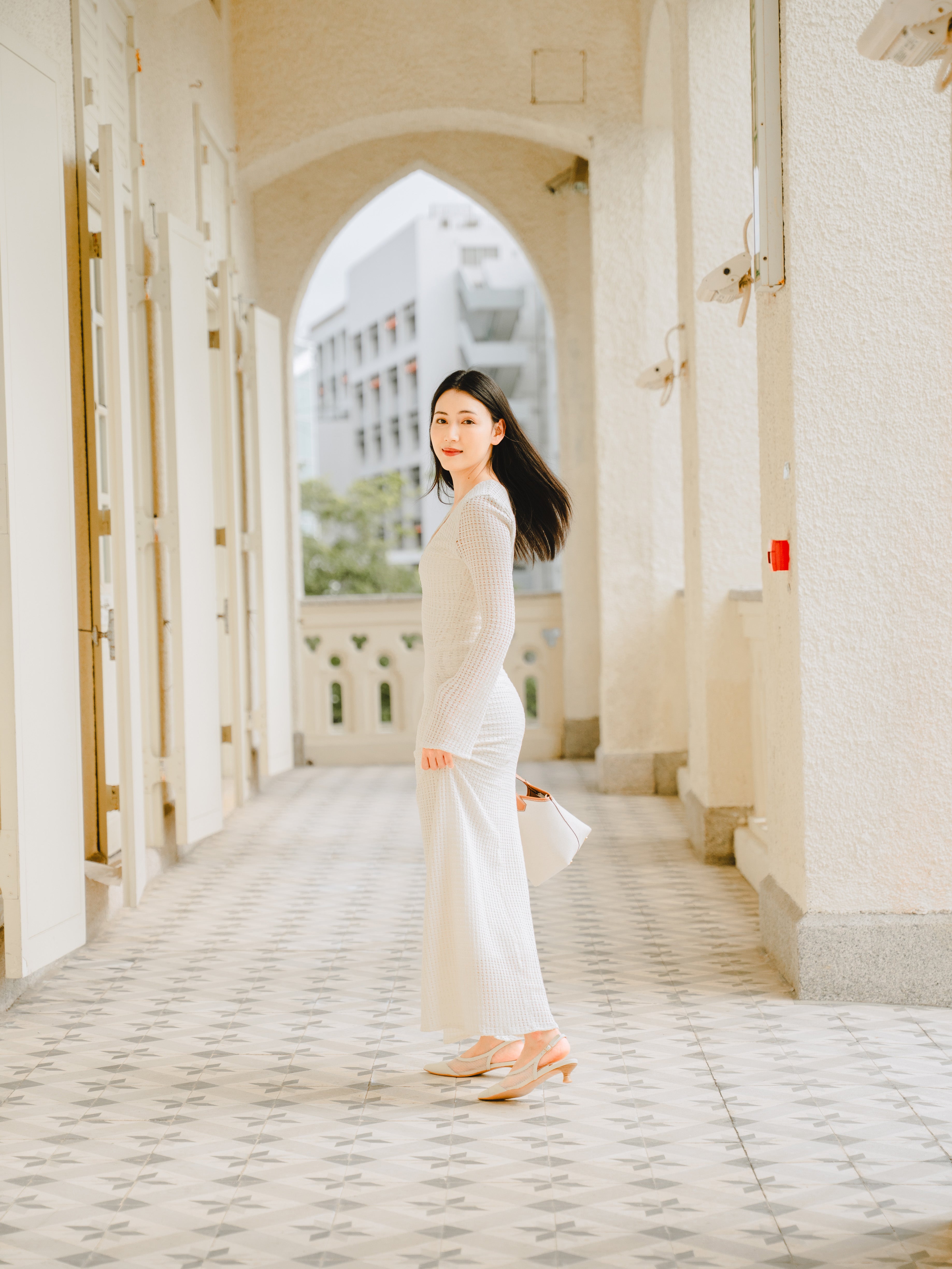 Ophelia Slingbacks - White