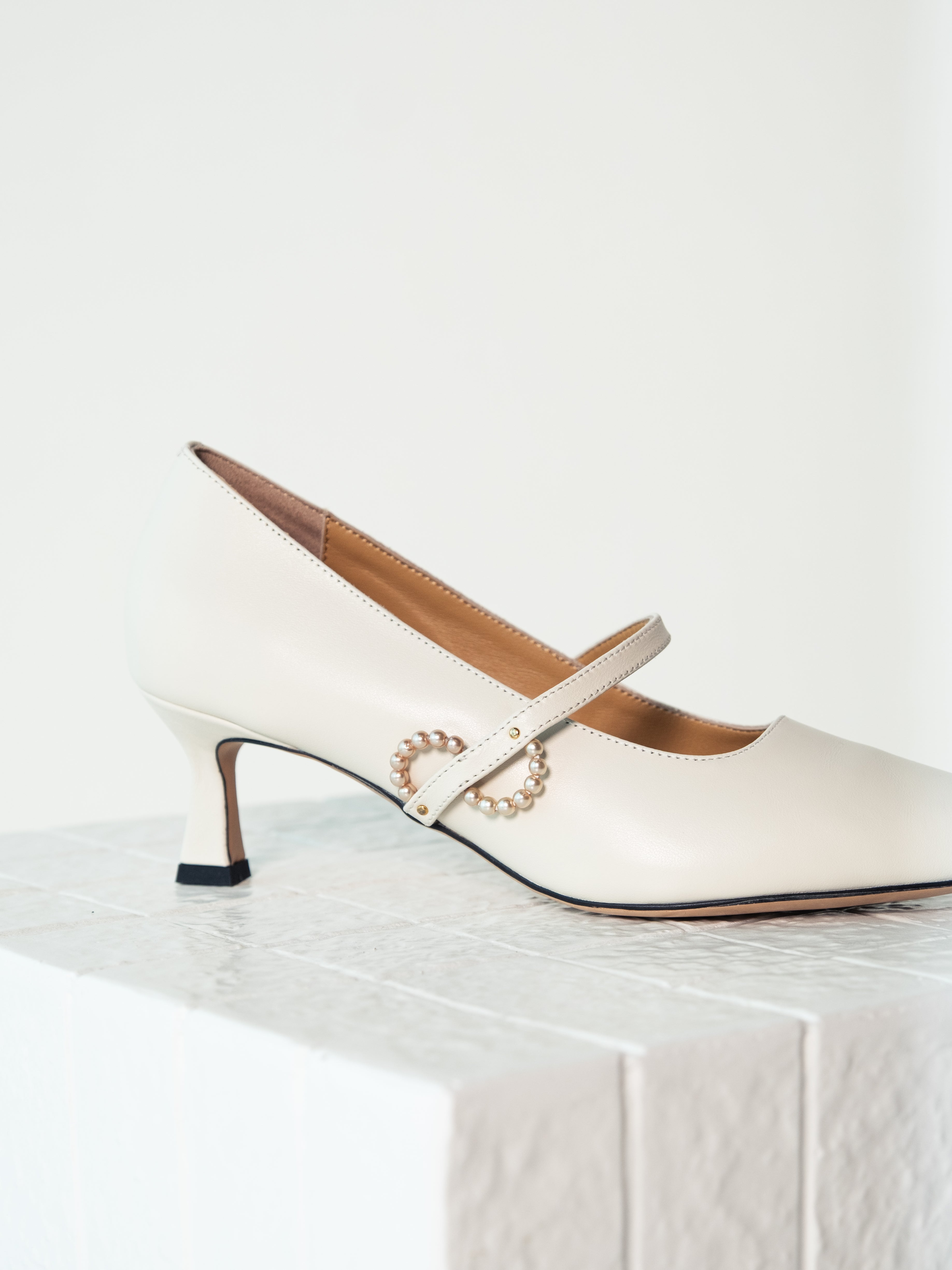 IVEY Heels - White
