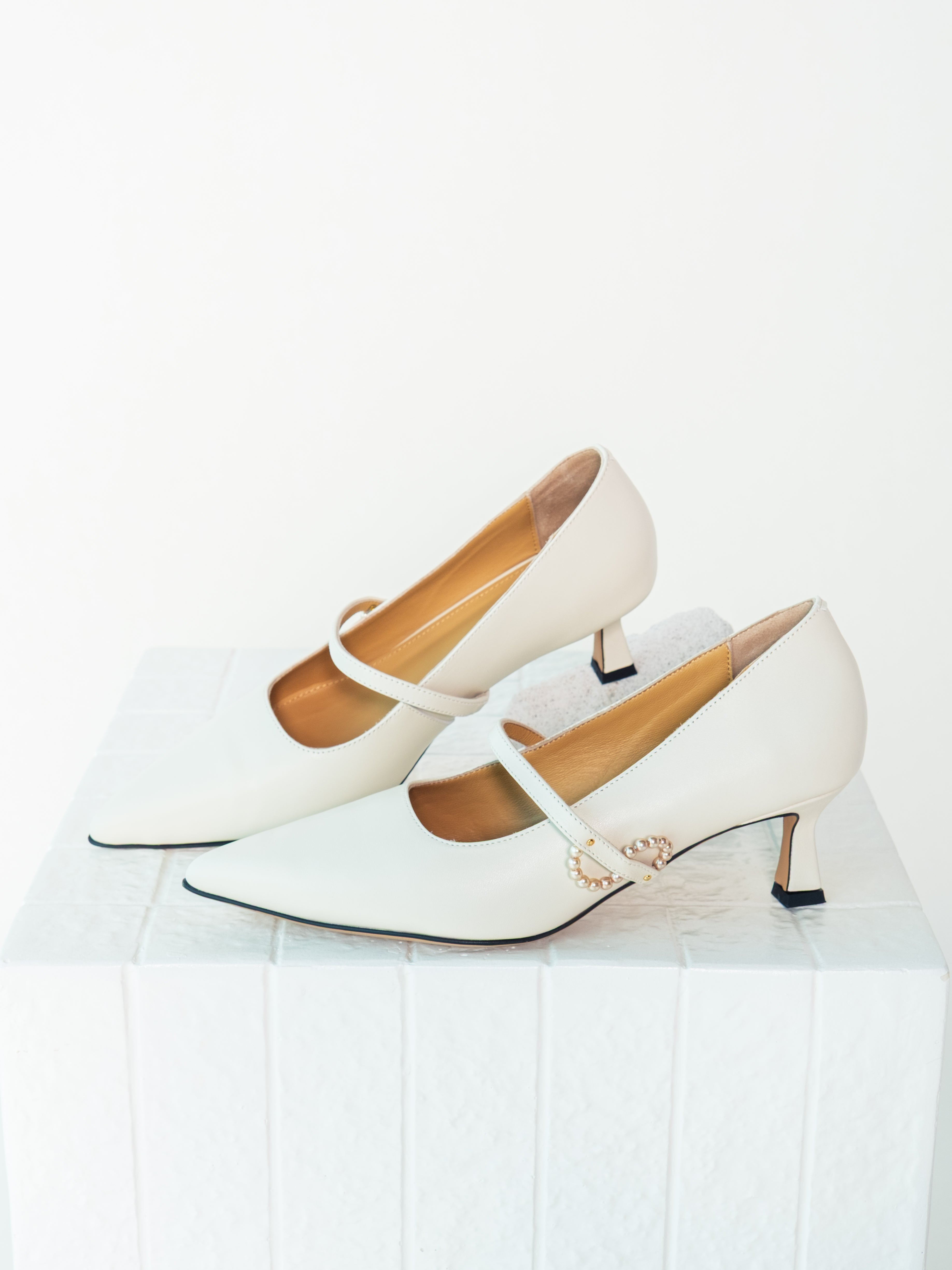 IVEY Heels - White