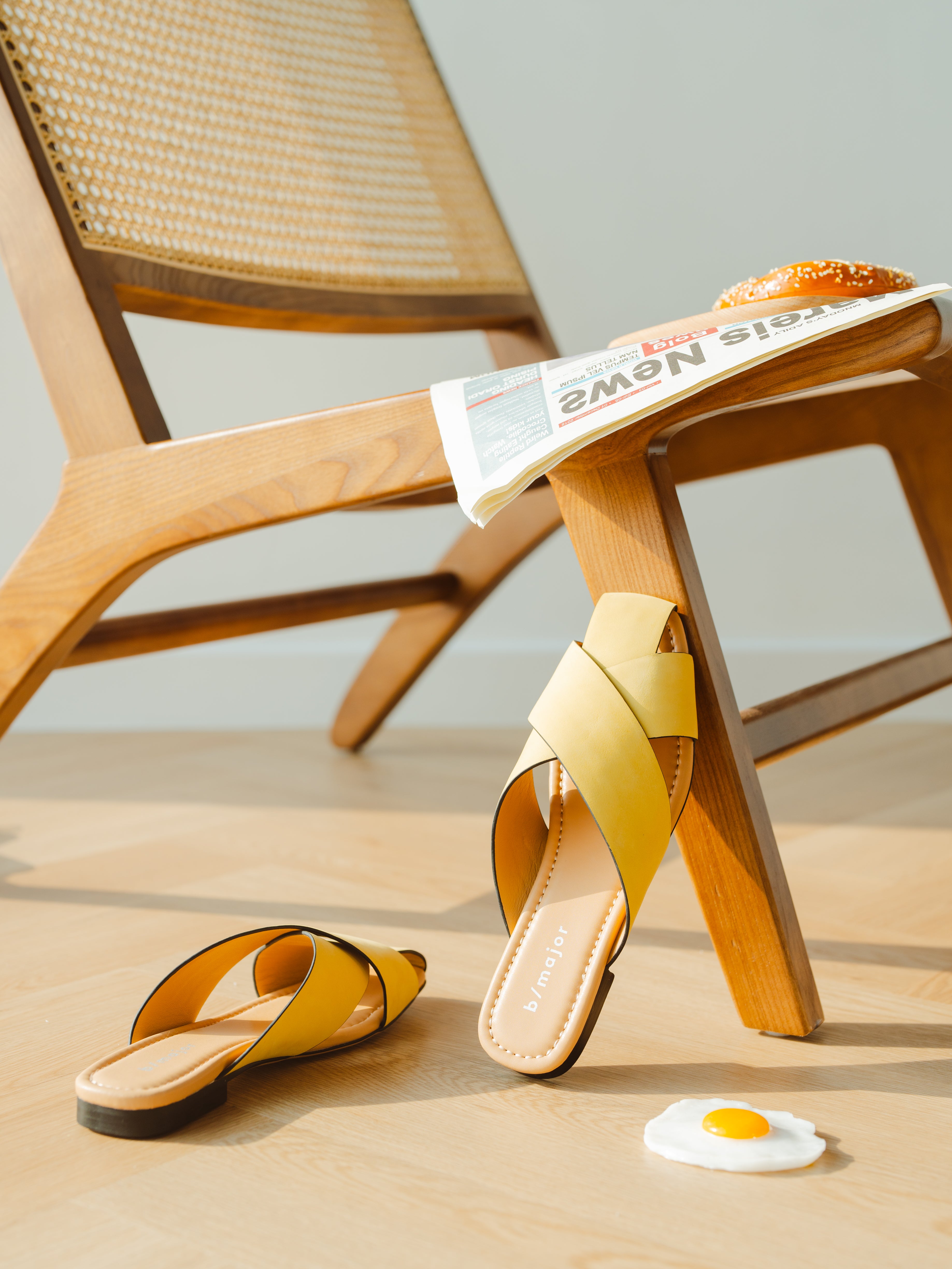 EVIA Sandals - Yellow