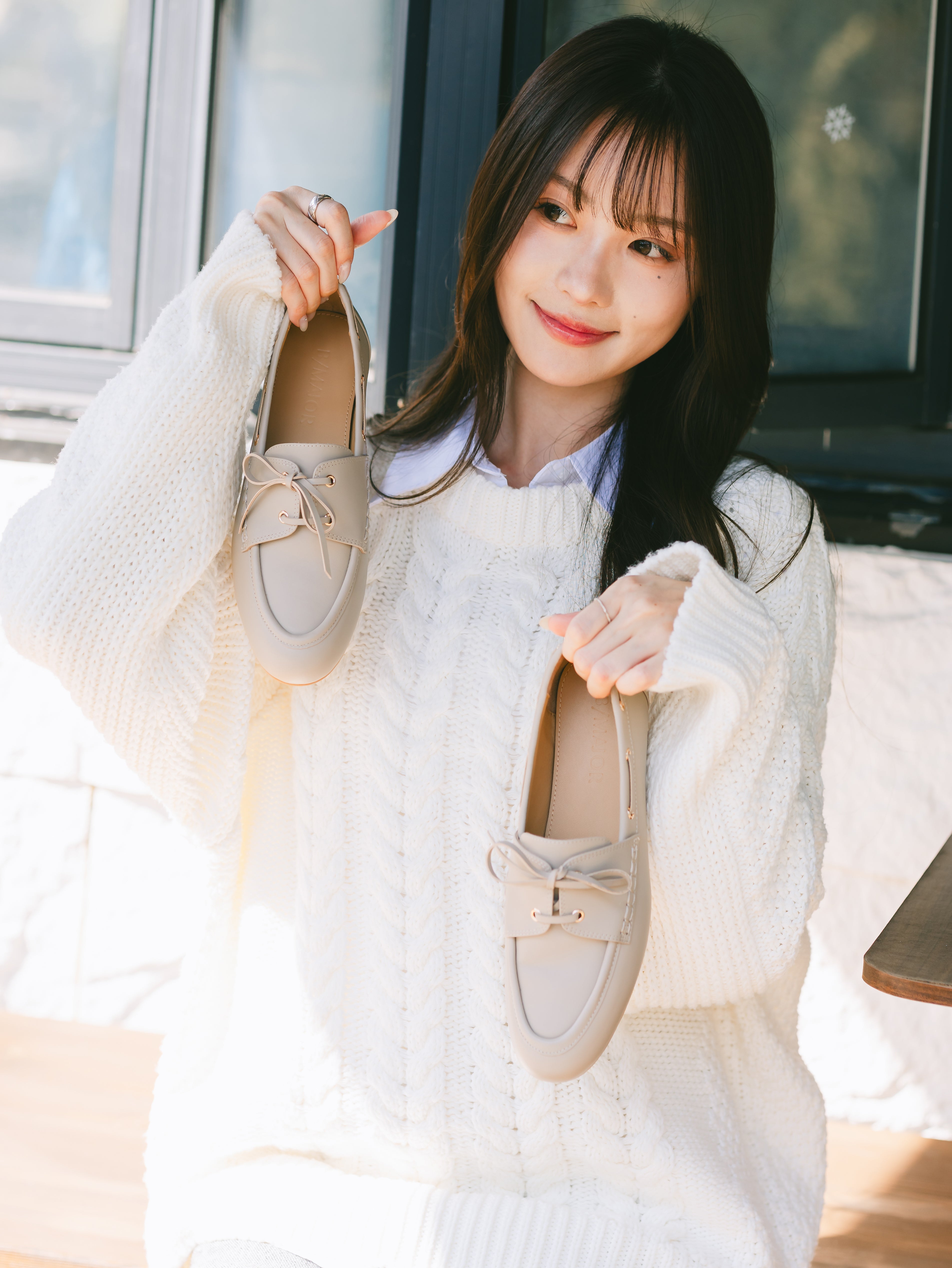 RENEE Loafers - Grey